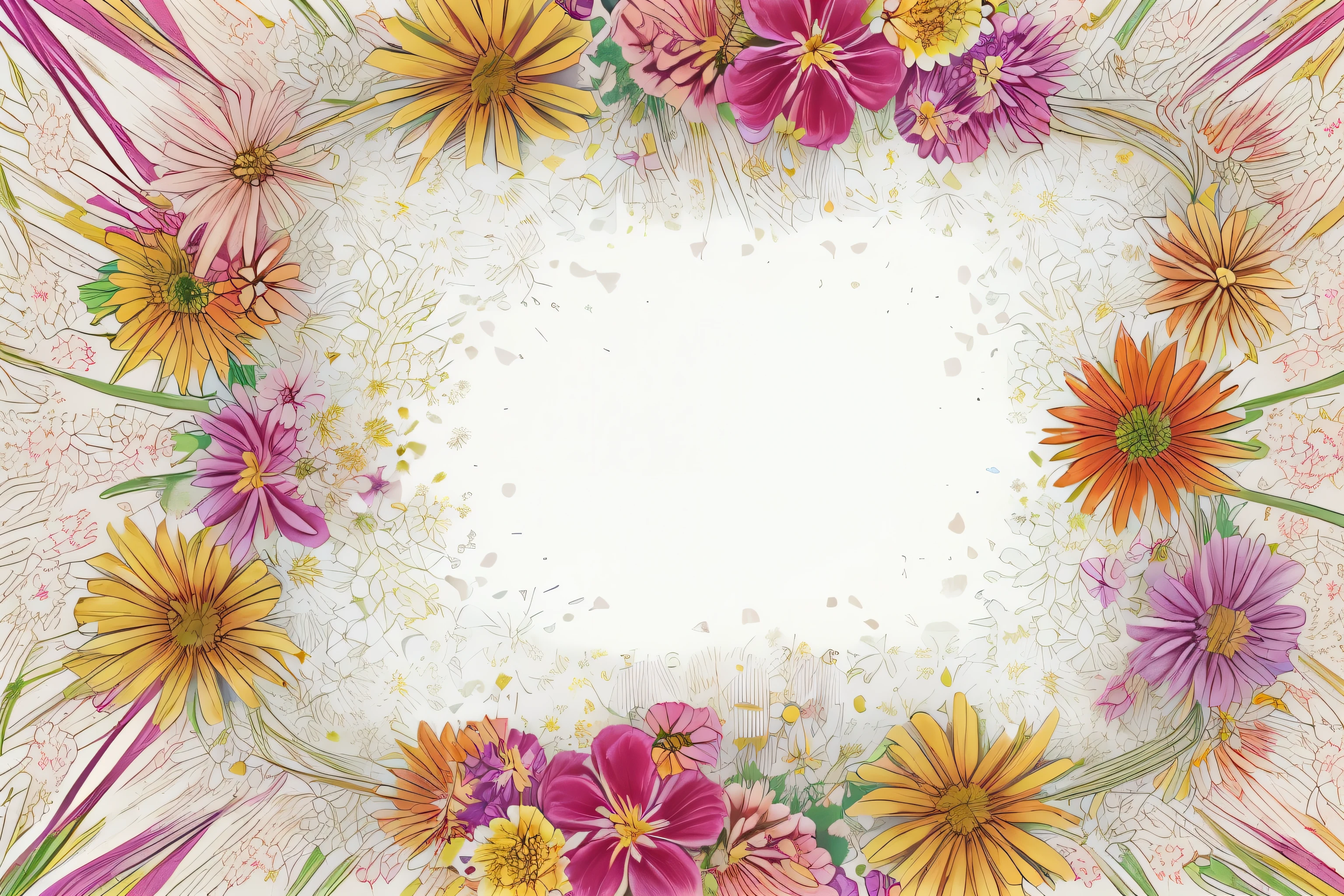 floral background: Arranging flowers or colorful patterns.