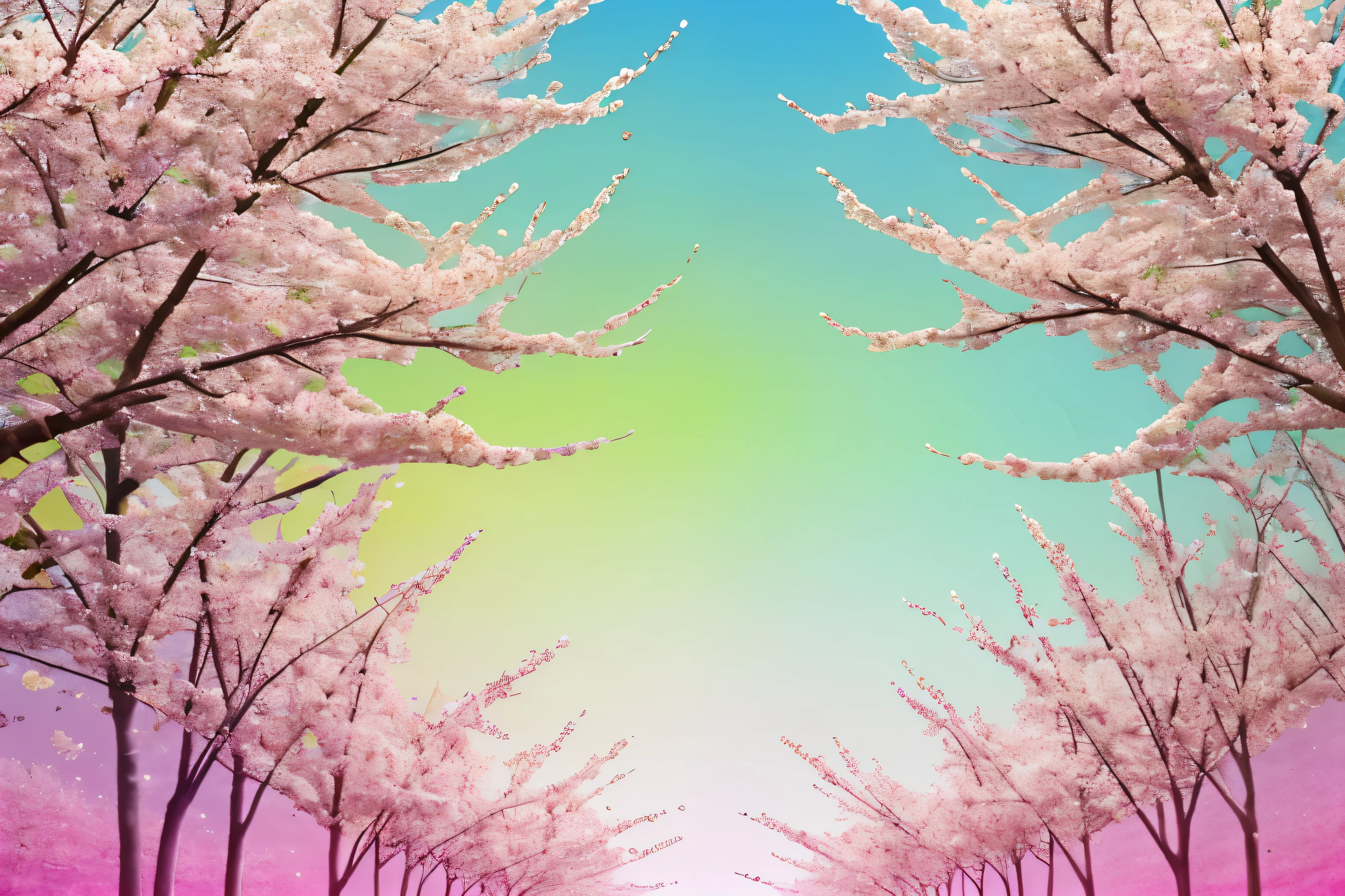 spring background: fresh, สีสันfreshใสเป็นสัญลักษณ์ของการมาถึงของฤดูใบไม้ผลิ.