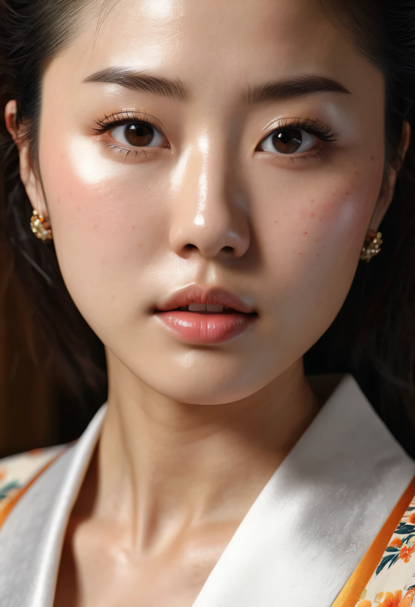 Mejor calidad, enfoque facial, Luz tenue, ultra high resolution, (Fotorrealista:1.4), foto cruda,
1 chica japonesa, solo, Hermoso, (Alumno, luces en los ojos), cara hermosa detallada, (small chest),(High resolution detail of human skin texture..),
(ancho),
interior,
Vestido camisero damasco,
(retrato) sunoo enhypen