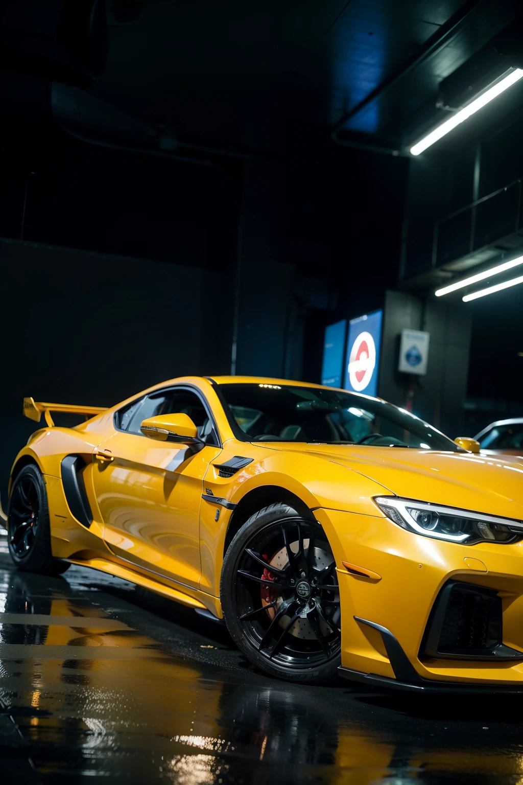 miami, cyberpunk，bright background color，future technology，high detail, movie lighting, Ray tracing, perspective, Shoot horizontally, ultra high definition, masterpiece, car, 4K, best quality