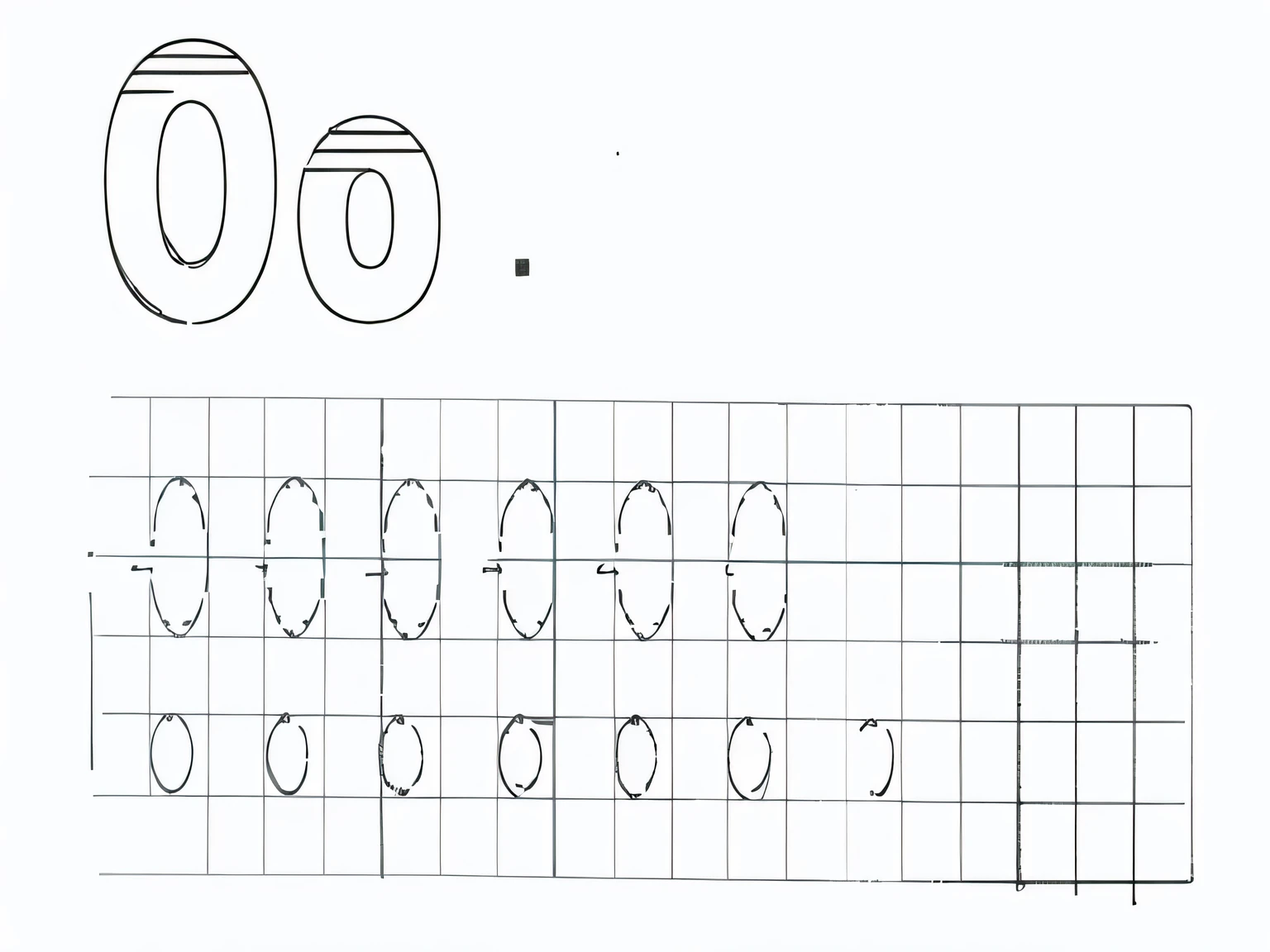 drawing of a number with a grid and a number on it, White tracing, drawn with one line, accurate vector footprint, drawing lines, inspired by Jan Karpiszek, author August Chernigoy, Martina Krupičková, Single-line drawing, accurate! vector footprint, uppercase letter, Contour drawing