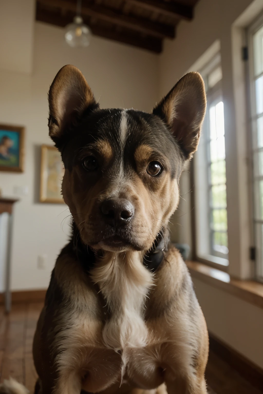 ((Melhor qualidade)), ((obra de arte)), (detalhado), rosto perfeito
cachorro budogue de chapel joganndo video game