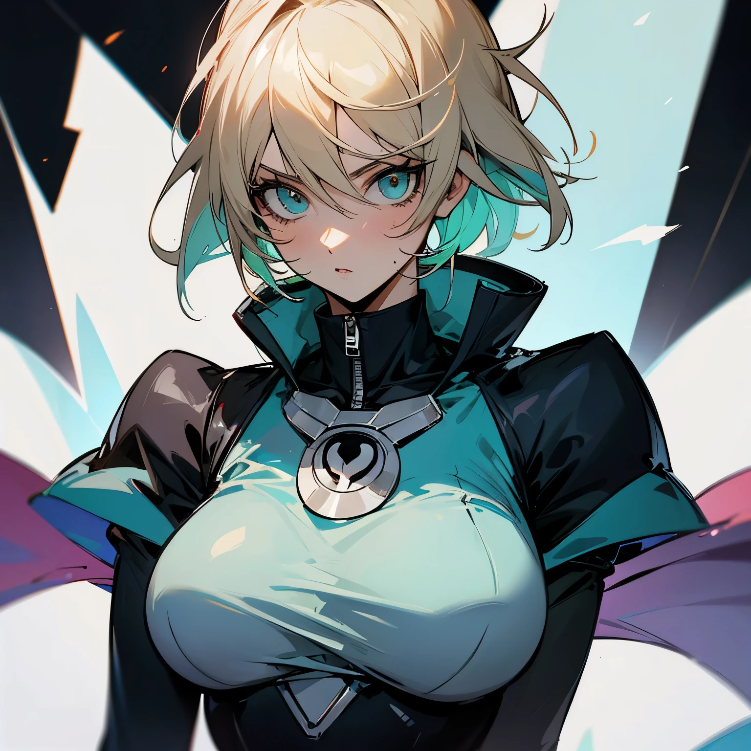 Crie uma personagem feminina do anime one punch man
Ela tem cabelos longos e negros que batem na cintura e ela tem olhos roxos desbotado