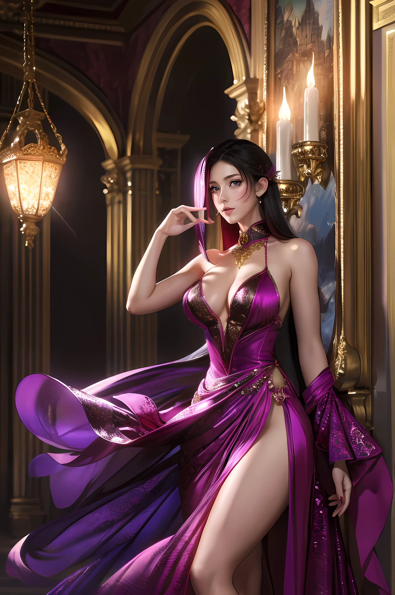 (best quality,4K,8K,High resolution,masterpiece:1.2),super detailed,(actual,photoactual,photo-actual:1.37),evening dress,grace女士,Detailed black shark girl,long eyelashes,graceful posture,charming smile,Exquisitely sculpted face,Bright Eyes,Sparkling sequins,Detailed lace,Flowing trains,Gorgeous venue,soft candlelight,bright colors,Saturated hues,subtle shading,flawless skin,sublime beauty,Palatial presence,enchanting,Ethereal atmosphere,Artistic creation,Charming atmosphere,Art,Impressive rendering,Luxurious texture,fine hair,exquisite craftsmanship,grace,Sophisticated style,Unforgettable scenery,Charming atmosphere,moody lighting,Thorough planning,Impeccable Artistry,majestic presence,graceful movements,Shocking visual impact.