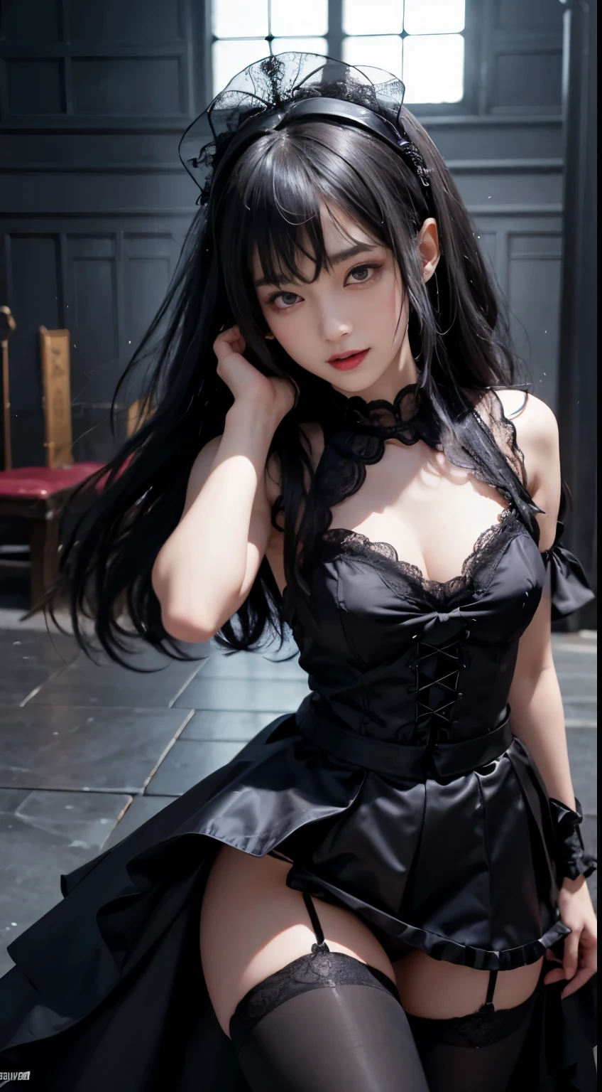 top-quality masterpiece 8K Masterpiece Face with ultra-detailed details Draw the face in detail One woman wearing Gothic Lolita Full body photo kawaii pose Sexy Pictures Focus on the face Kamimei Close-range photography The majority of users on the screen profetional lighting Cute goth flapping Vibrant photo red blush Shyness perspiring agitation Happy expression Sullen expression Ecstatic look Sex appeal The neat and clean heroine of a dating simulation game Shiny wet crow hair Gloss Bruises and cuteness Buriko Unreality absurderes unbelievable Gothic lolita A sexy A sexy A sexy A sexy A sexy A sexy Mini childish Heavy bangs Underwear is visible through clothes Pants are visible from under the skirt sexy pose Lots of skin tones Bet Cute Cute White lace headdress borgar