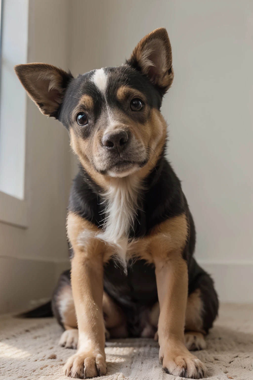 ((Melhor qualidade)), ((obra de arte)), (detalhado), rosto perfeito
cachorro de vestido brincando na lama