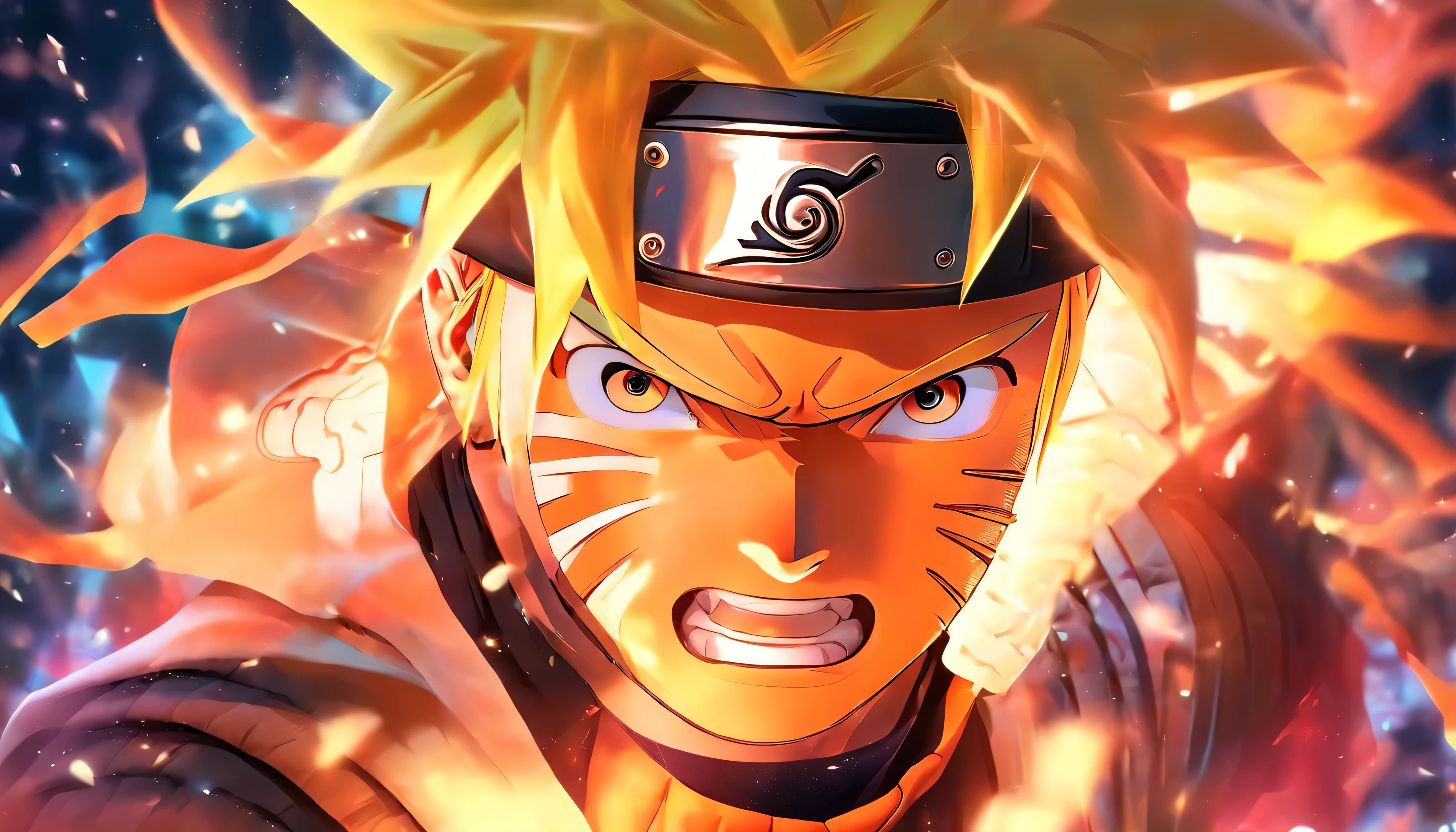 Naruto wallpapers of anime characters,The details are complex, Tristan Eaton's Liquid Metal Style, aykut aydogdu, dusty, pile, traditional oil paintings, mirrored realms, depicts real life, Glow shadows, neon light effect