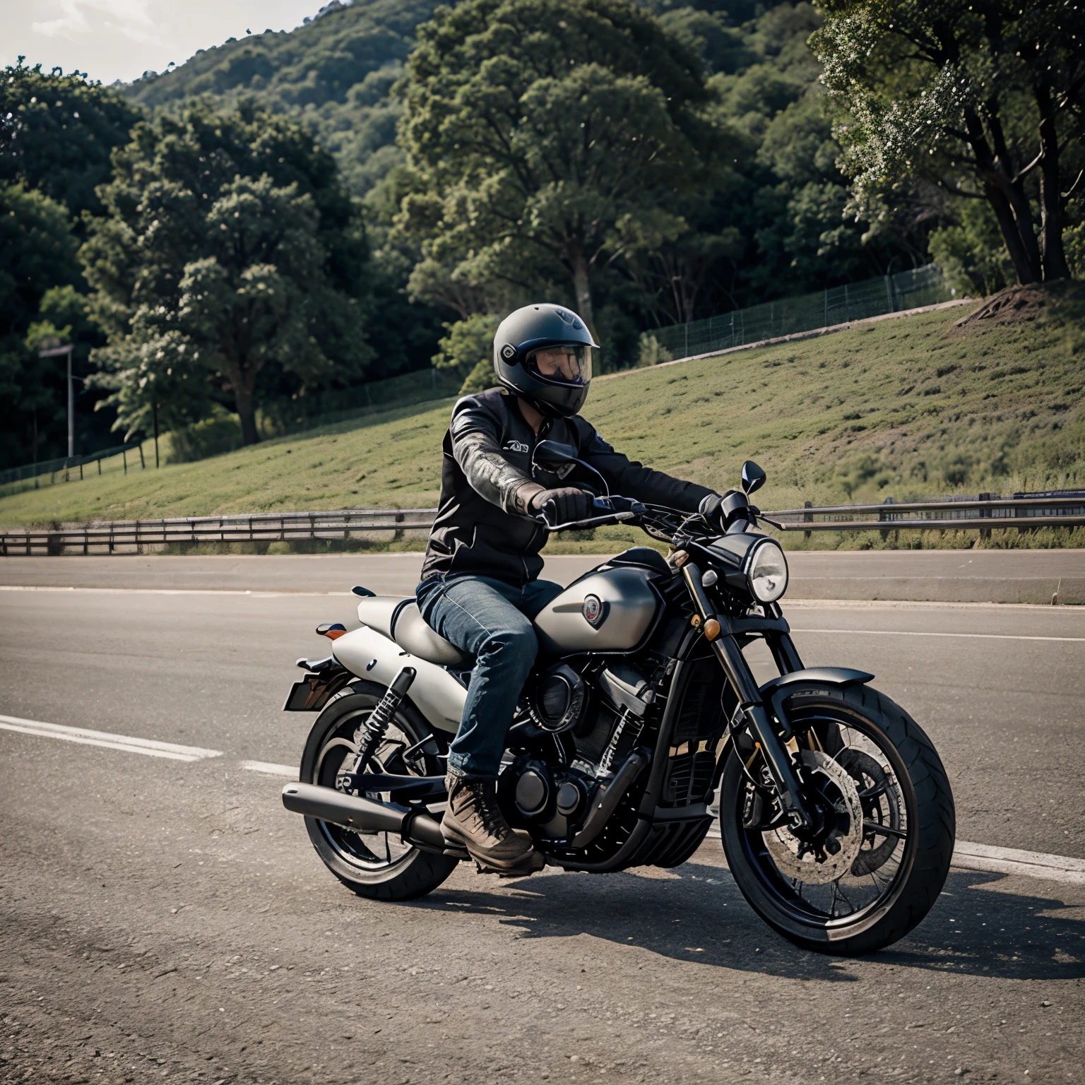 Dando grau de moto