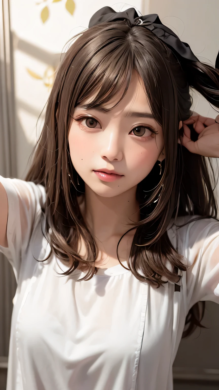 close up face、wearing a sailor suit、