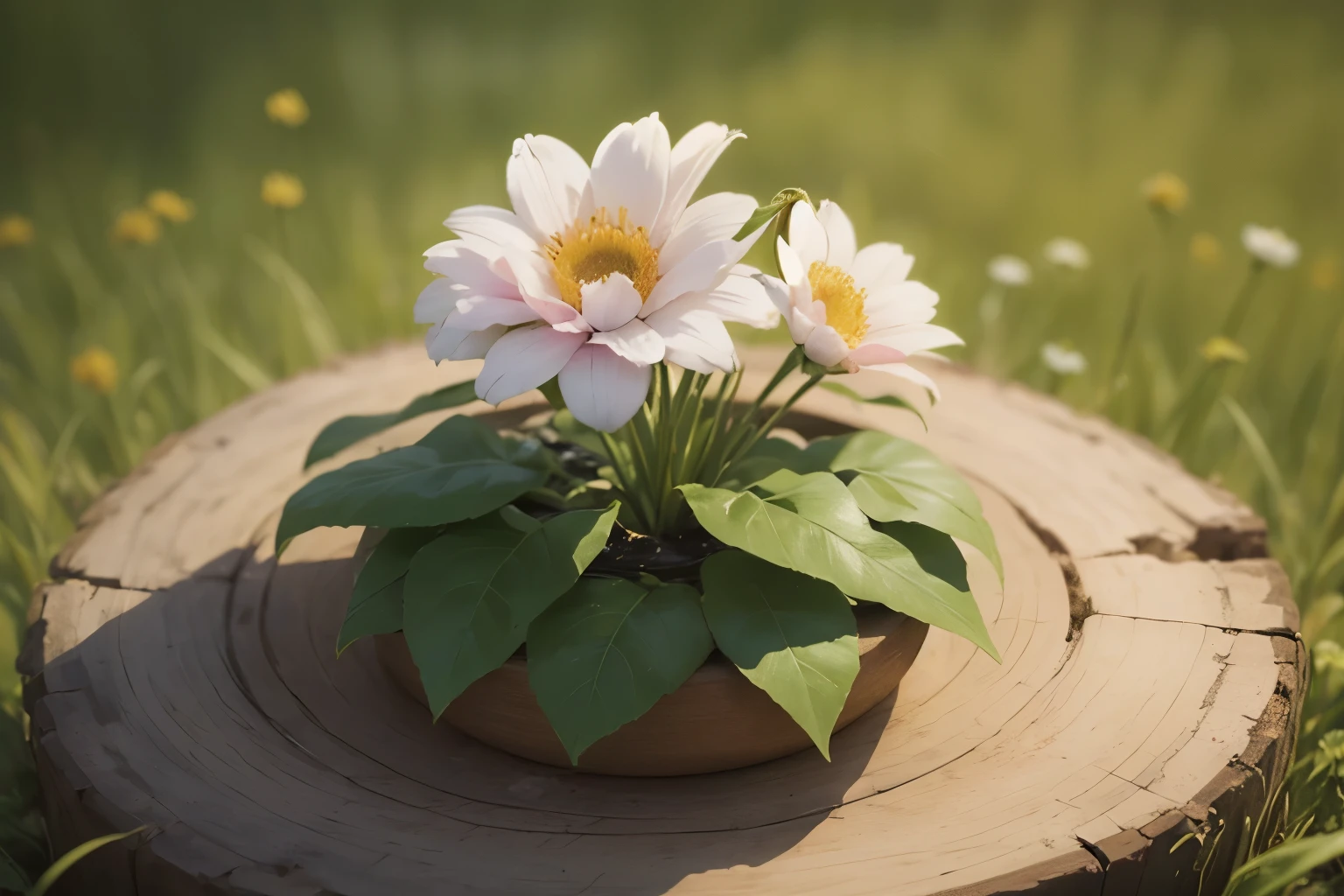 (((there are no humans))),flower close-up , natural flowers on background, flower aesthetic field