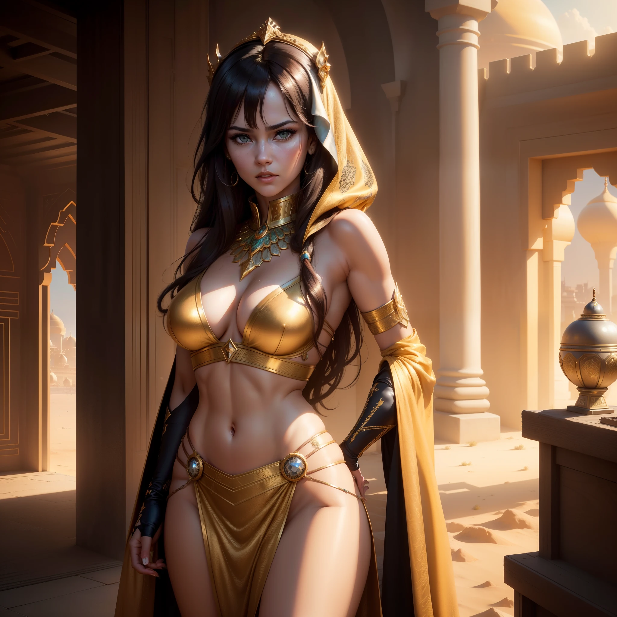 Photo of (arabian princess:1.5) Packed hall standing in the background々and衣装を着て (Cyberpunk Desert:1.3), (Exotic Royal Palace:1.5) and (sunset sky:1.2). In a complex hijab, Long vest in jewelry with gold embroidery, detailed face and eyes, (very detailed:1.4), 8K, realistic, (long dark brown hair:1.2), (young woman:1.1), Written by Jeremy Mann, Written by Sandra Chevrier, Written by Maciej Cuchara, (shadows and highlights:1.3), true shadow, 。.3D, (golden hour lighting:1.3), (by Michelangelo:0.9), Art stations and deviations, Greg Rutkowski and Alphonse Much,be familiar with,realistic, be familiar with, skin texture, hyper be familiar with, realistic skin texture, armature, highest quality, 超High resolution, (写真realistic:1.4),, High resolution, be familiar with,
RAW photo, Shapuri, by lee jeffries nikon d850 film stock 写真graph 4 kodak portra 400 camera f1.6 lens rich colors hyper realistic lifelike texture dramatic lighting unrealengine trending on artstation cinestill 800,