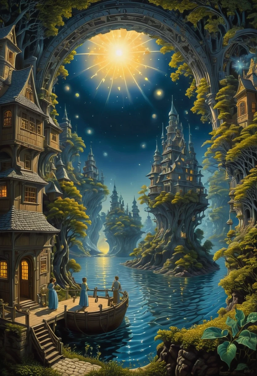 (Luminous dream:1.4), by Rob Gonsalves, best quality, masterpiece, very aesthetic, perfect composition, intricate details, ultra-detailed