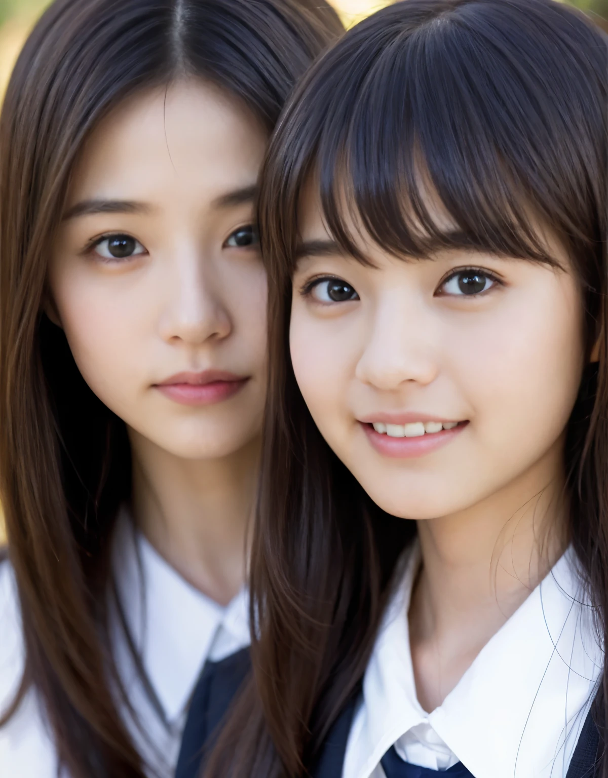 (1 girl)、highest quality、masterpiece、超A high resolution、(Photoreal:1.4)、Raw photo、Only one girl、high school student、(college uniform)、Portrait、Shadow、octane rendering、8K、intricate decorative details、Japan details、very intricate details、Close-up、realistic light、(smiling face)、CG Society Trends、shining eyes、towards the camera