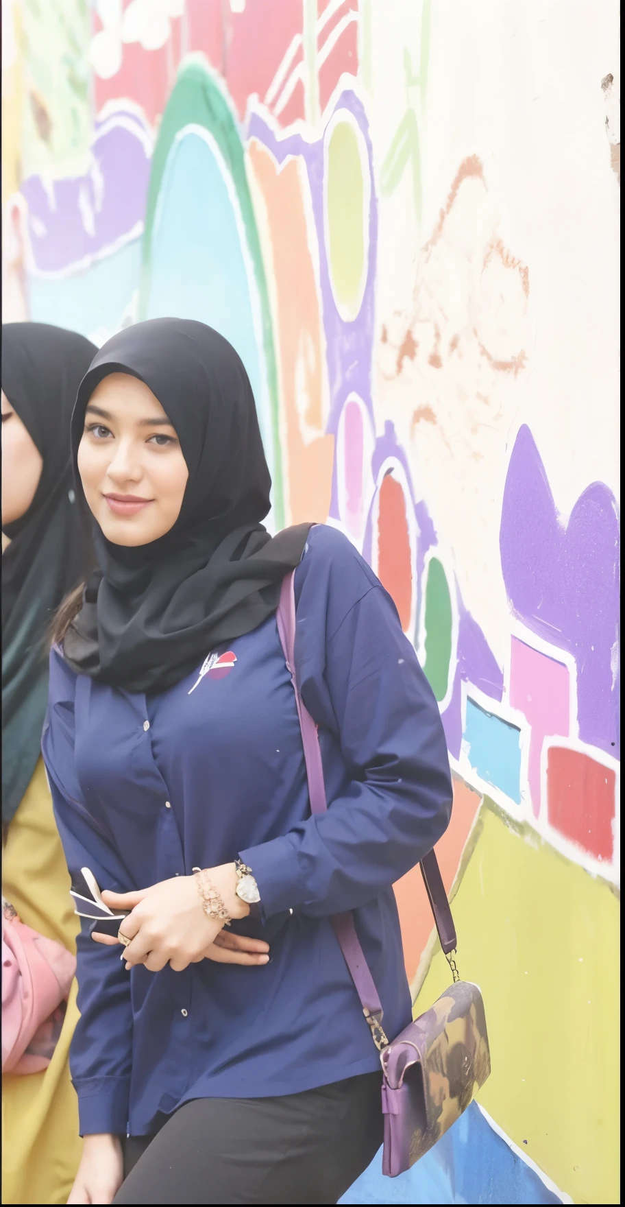 Big breast hijab