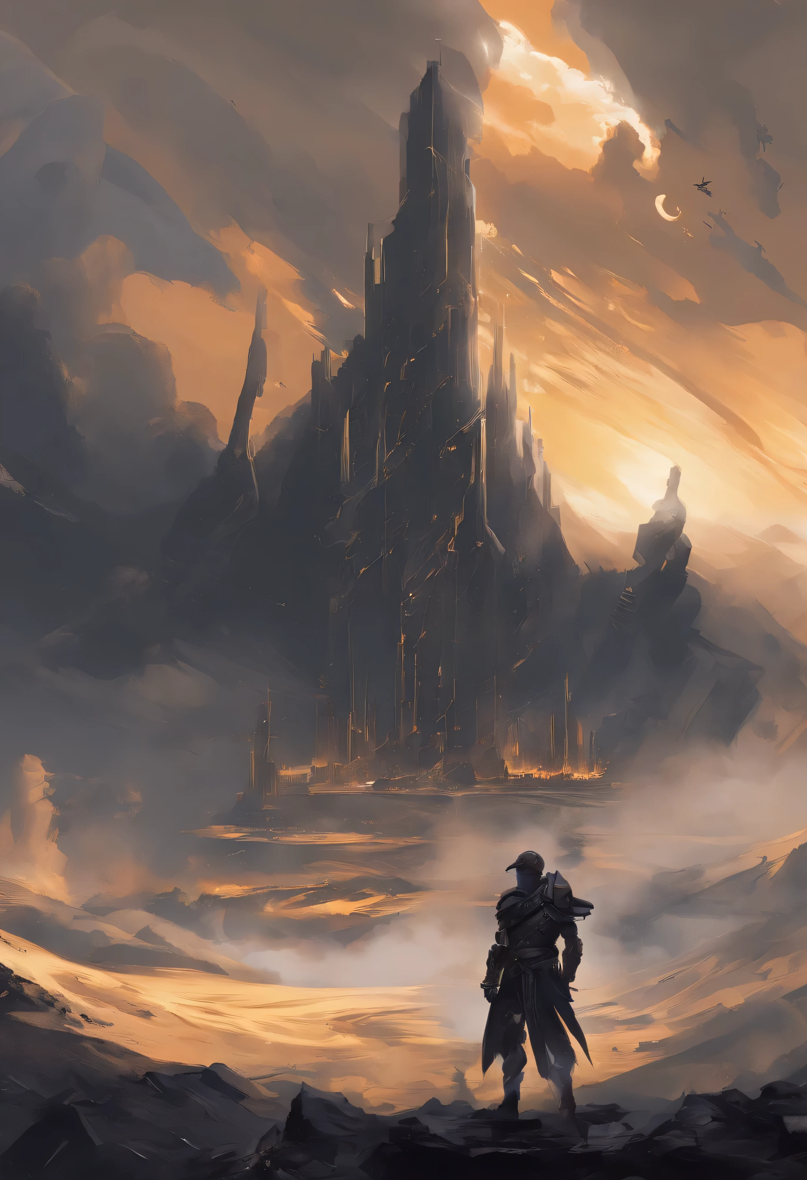 Black gold thunder and 闪电,thunder gun,thunder clouds,ray gun,destroy,Splitting the Mountains,lamp,universe,transcend,world,surface,horizon,