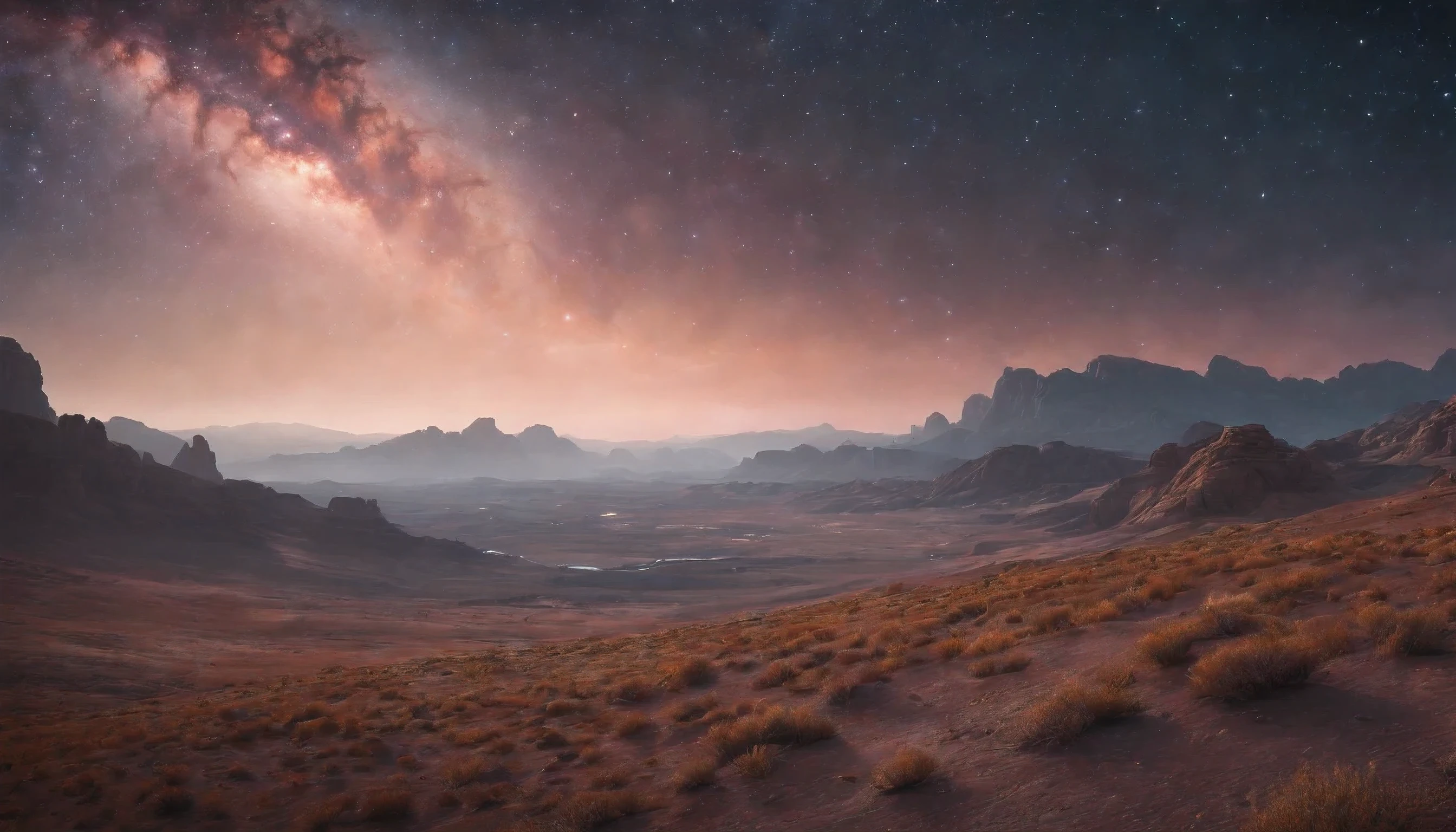 masterpiece, best quality, ultra detailed, 64k, super fine detail, Highly realistic expanse,cosmic wonders,luminous starscapes,cosmic dreamscape,mysterious atmosphere,(best quality,8k,highres:1.2),ultra-detailed,((Professionally balanced Cinematic Lighting)) Inspired by ((Blade Runner 2049 Sci-Fy colorpanse,cosmic wonders,luminous starscapes,cosmic dreamscape,mysterious atmosphere,(best quality,8k,highres:1.2),ultra-detailed,vibrant colors,dreamy lighting,ethereal, highly realistic detailed masterpiece,cosmic dreamscape,mysterious atmosphere,best quality,4k,highres:1.2,ultra-detailed,vibrant colors,dreamy lighting,ethereal beauty,galactic scenery,starry night sky,surreal landscapes , highly realistic detailed masterpiece, cosmic dreamscape,mysterious atmosphere,best quality,64k,highres:1.2,ultra-detailed,vibrant Top Quality, detailed, cinematography ,raytrace, (realistic, photorealistic, photo-realistic:1.37)award winning photography composition following the rule of third official art wallk, detailed realistic with ultra realistic details ethereal beauty, galactic scenery, starry night sky, surreal landscapes, ((Professionally balanced Cinematic Lighting)) Inspired by ((Blade Runner 2049 Sci-Fy colors)), Top Quality, detailed, cinematography.