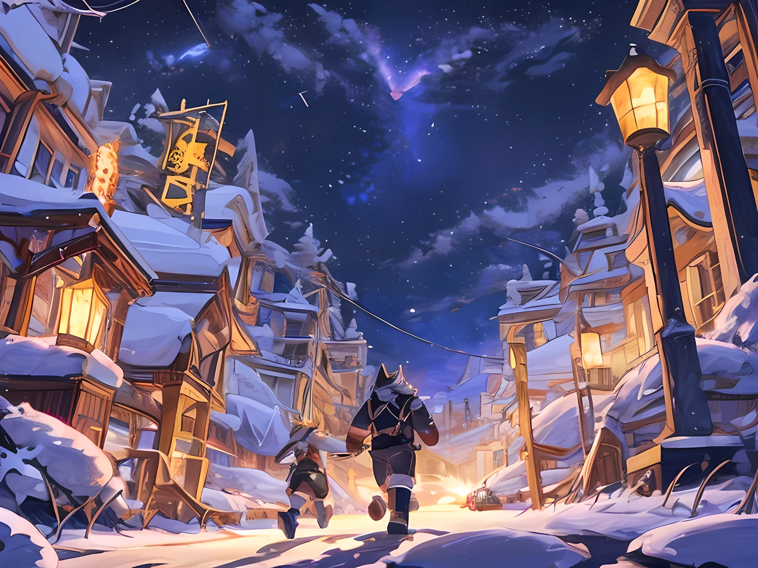 Anthropomorphic, (Solo), Ryekie, Single, Male, Muscle, , 65 years old, in SWAT clothes, Dreamland, Perfect scaling, Masterpiece, High Definition, Best Drawing, Illustration, By ZiXiong_, stars are approaching him, in the trees alone watching from above, Light above the Trees, Position: Flying on, Stargazing, Beautiful atmosphere, Lighting, on the Atmosphere, Reaching the stars