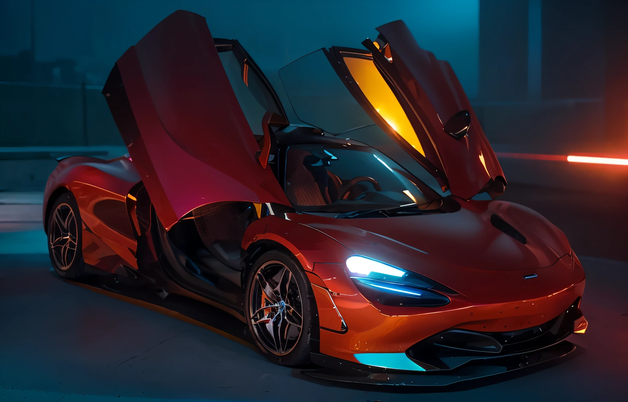 concept: mclaren 720s color red
quality:(highest quality, 4k, High resolution, masterpiece:1.2), Super detailed, (real, photorealistic:1.37), High quality artwork,
illumination:Bright colors, Bokeh, Dynamic configuration, a powerful sense of movement, Lens flare, The overall dramatic atmosphere of the scene,
Other details:, 32k, 600 dpi, Sony A7 IV, Studio lighting, Realistic Environmental Lighting, Immersive realism, Cinematic, Centered, Shallow depth of field, Dramatic Lighting, Beautiful, Ultra detailed, chromatic aberration, Screen space reflections, 1200pp, The perfect balance of chaos and precision, thrill of racing, Dynamic configuration, a powerful sense of movement, Bokeh flavor in the background, 500㎜, f/4.0, photo shoot.