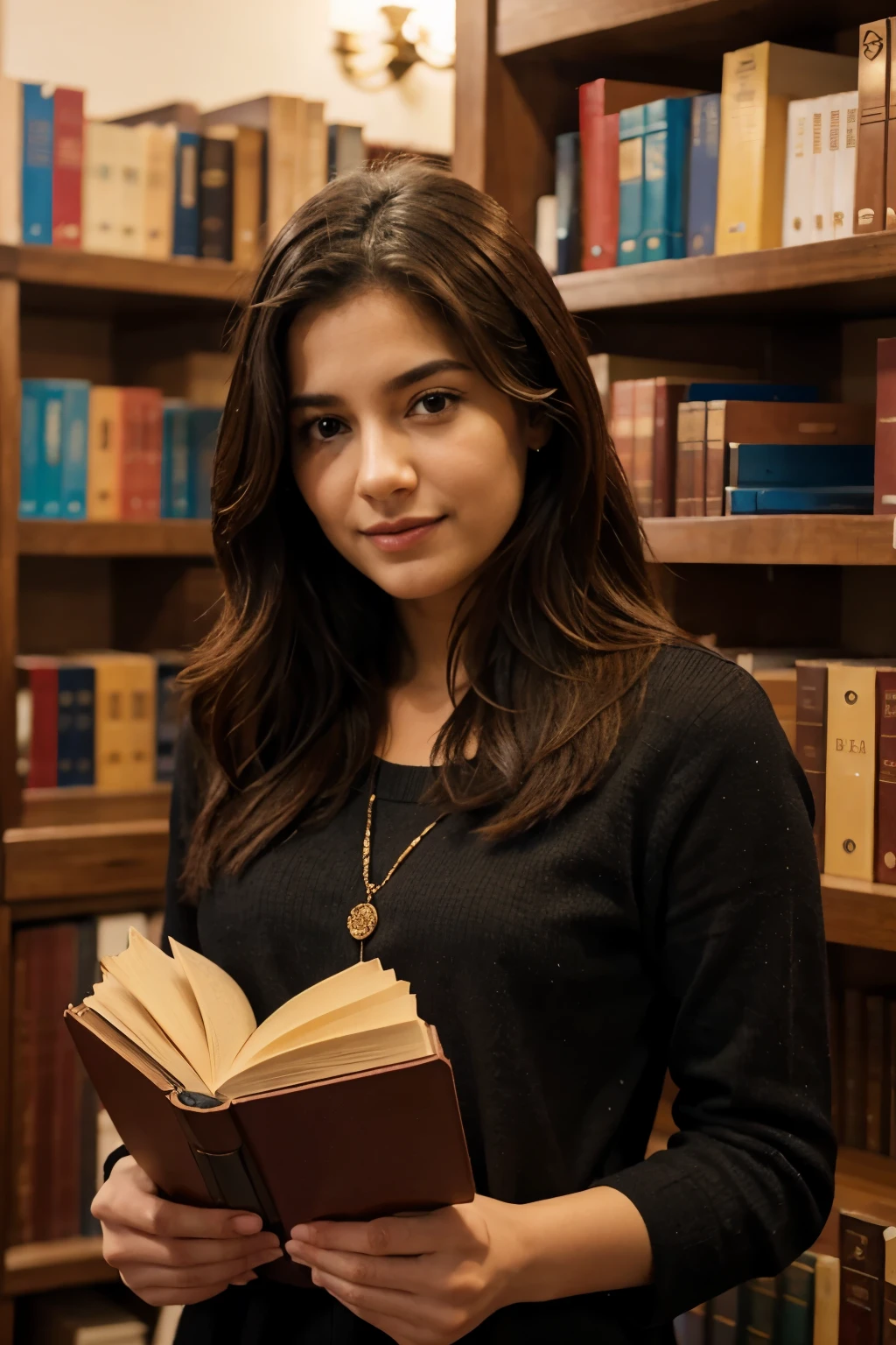 estante de livros