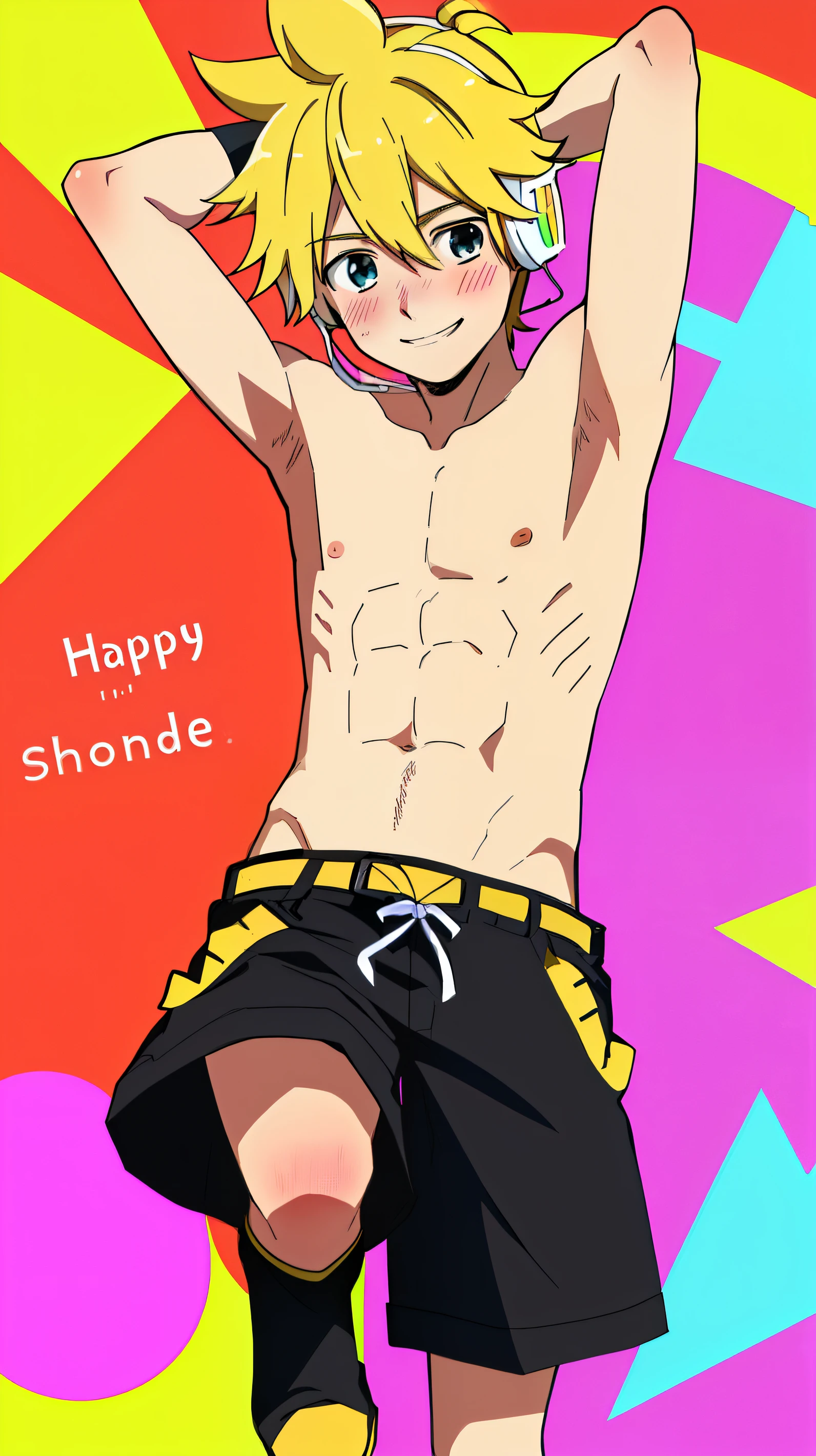 (masterpiece, best quality:1.2), solo, male focus, 1boy, anime boy, short orange hair, blue eyes, teenager, toned slender body, anime style, my hero academia style, android, humanoid robot, robotic features
