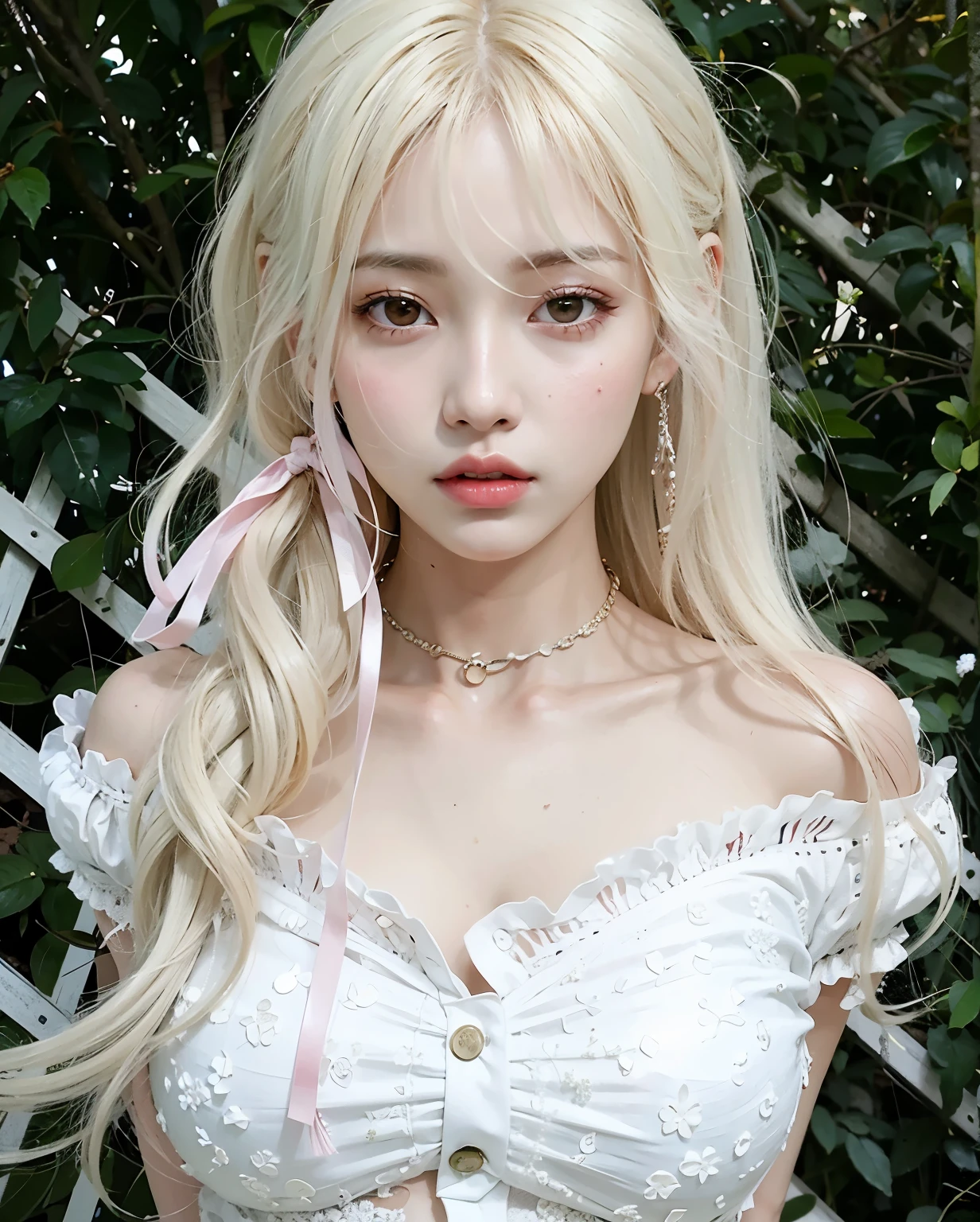 um close de uma mulher loira vestindo uma jaqueta branca, taejune kim, Kim Hyun Joo, Charlatan Ji Young, Heonhwa Choe, Jin Kim, jovem gi kim, Retrato de Jossi do Blackpink, jaeyeon nam, Seseon Yoon, Jiyun Chae, parque roseanne de blackpink, inspirado por Yanjun Cheng