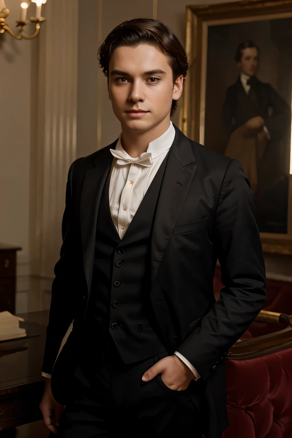 young banker from victorian era