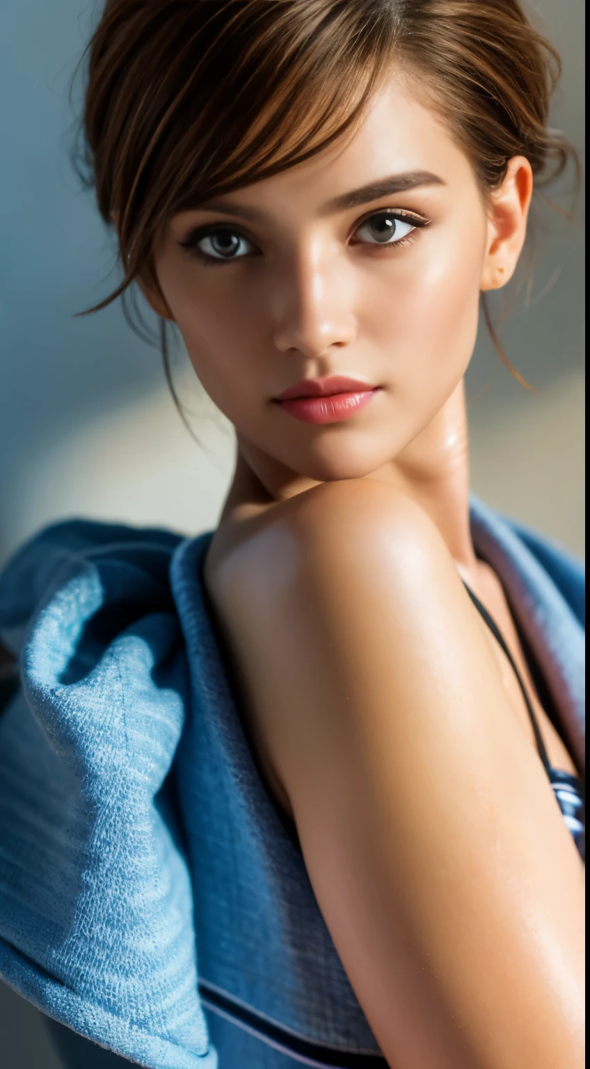 full body, Ultra-realistic capture, Highly detailed, High resolution 16k close-up of human skin. Skin texture must be natural, With such detail that pores can be finely identified. Skin should look healthy, In a uniform tone. Use natural light and color, streaked hair, streaked hair, long hair, pov, UHD, retina, masterpiece, ccurate, anatomically correct, super detail, textured skin, high details, high quality, best quality, highres, 1080P, HD, 4K, 8k