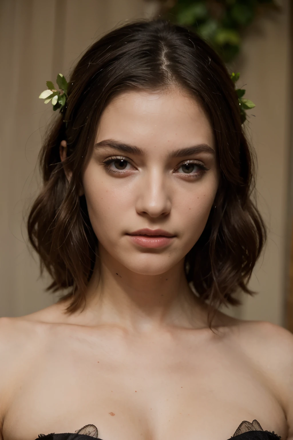 ((best quality)), ((masterpiece)), (detailed), perfect face,
women fashion designs with laurel leaf wreath, alas de paloma y notas musicales