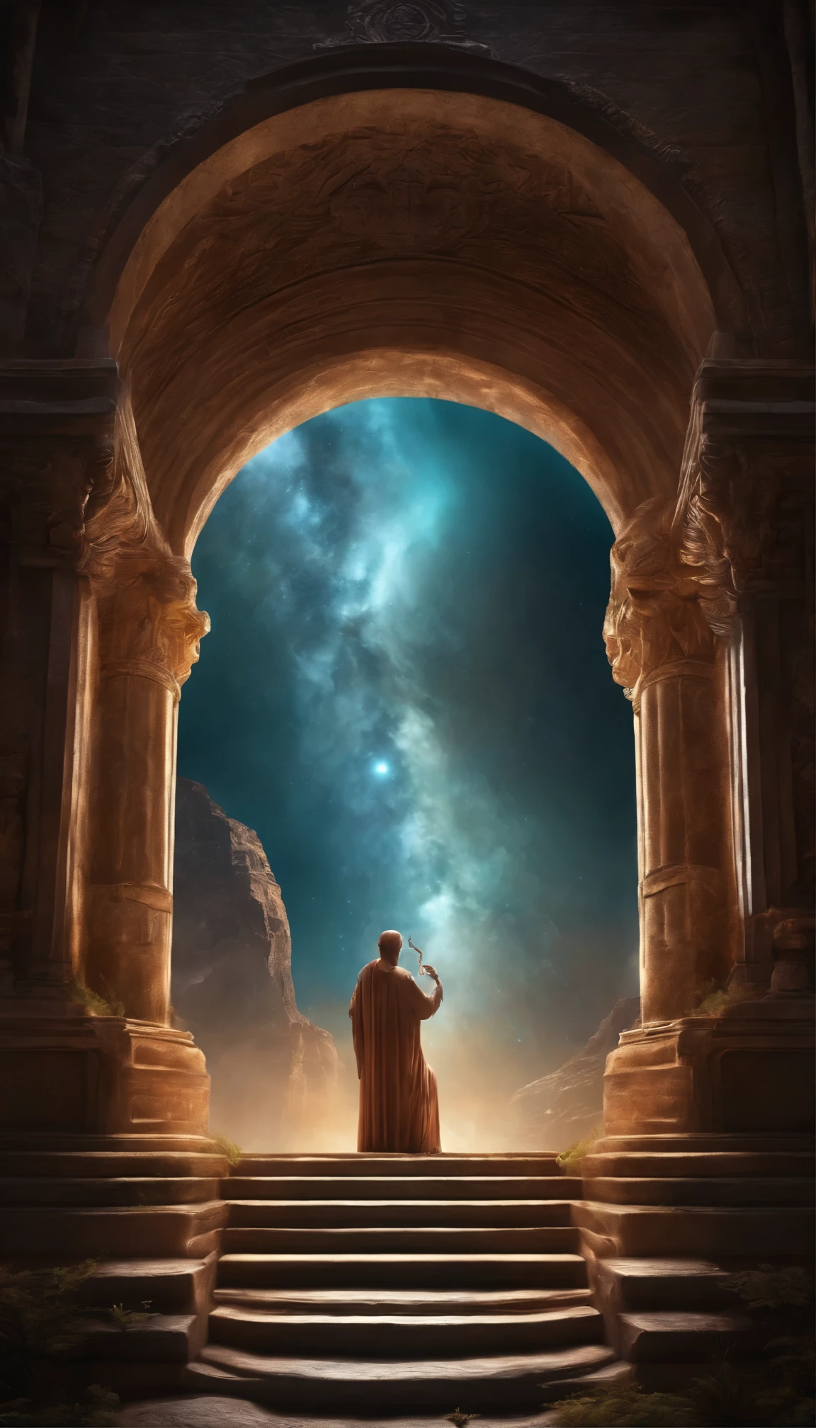image of a beautiful portal of the gods artwork 32k ultra realistic