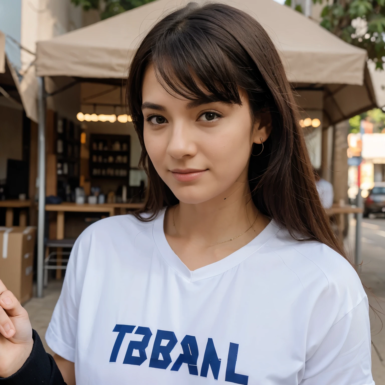 Make me a profile picture brand and write HI-RES team on it