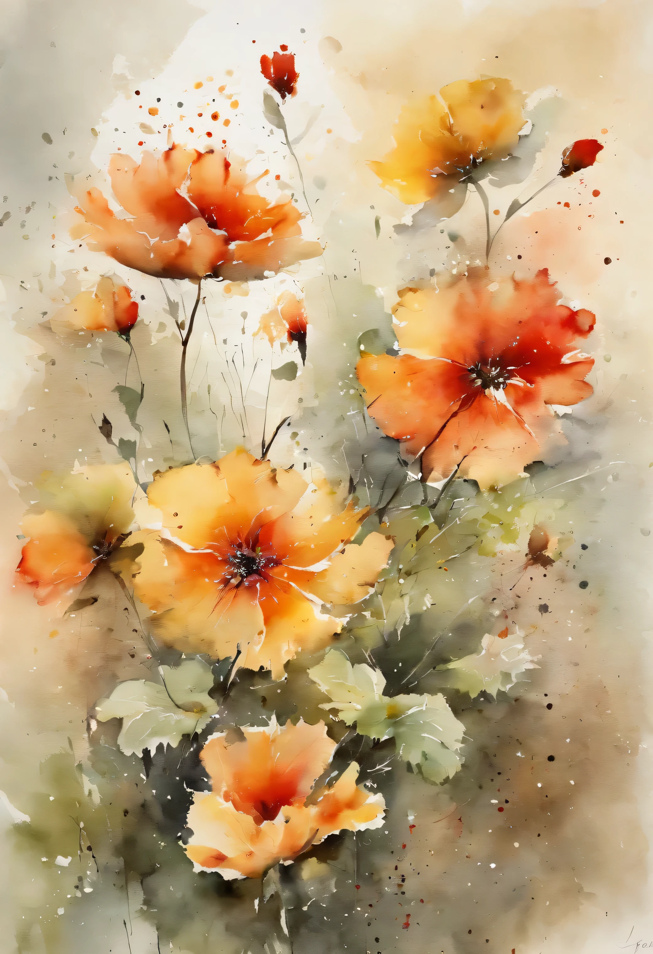 calm peaceful Feng Shui art painting with a splatter background and spray paint effect, beige colors, by Eugeniusz Zak, watercolor art, by Károly Lotz, watercolor painting, watercolor painting style, watercolor detailed art, by Reuben Tam, watercolor digital painting, watercolor paint, masterfully detailed watercolor, watercolor art, Grzegorz Rutkowski
