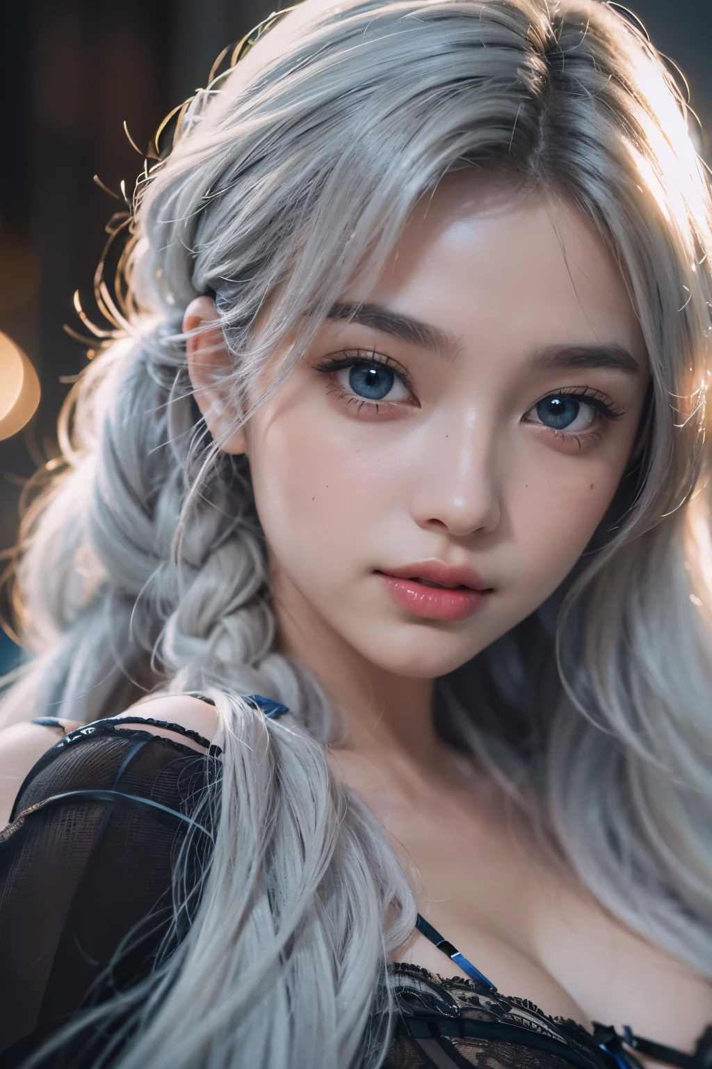 1woman, (Ultra realistic, high res), (highly detailed eyes, highly detailed hair, highly detailed face, highly detailed plump lips), (off shoulder with open breasts), breasts, upper body, caute smile, (best quality:1.4), Raw photo, (realistic, photo-realistic:1.37), professional photography, cinematic light, (fine face: 1.2),fashion model 20 years old, cute, [[[[pure eyes]]]], [[[[closeup]]]], [[[[chest]]]], [[[[neck]]]], [[[[shoulders]]]], perfect eyes, perfect iris, perfect lips, perfect teeth, perfect skin, soft front light, glow, HDR, (muted colors:1.2), Retrato da mulher、white skin、((cabelo Castanho ondas suaves)) Best Blanco Romantico、8k resolution、Frente Illuminada、アメリカの女の子のPortrait、solo、20-year-old、beautiful face、Upper body、medium side cut、beautiful black hair、beautiful little face woman, solo,　black theme,　look at the audience,one woman, It&#39;s real, Wolfsan-6500-V1.3, anime、animeスタイル、beautiful diamond eyes、20 year old american girl、braided hair、swimsuit、portrait beautiful detailed woman, very detailedな青い顔, Reality, beautiful narrow blue eyes, huge file size, Super detailed, High resolution, very detailed, highest quality, masterpiece, An illustration, very detailed, ticker, Unite, 8K painting wallpaper, fine, fine details, masterpiece, highest quality, Hvery detailed ticker uniform 8K wallpaper, face light movie lighting、cuteブラウス, dark background, oil, masterpiece, diffused soft film lighting, Portrait, highest quality (perfect face:1.4),stunning girl pictures,(8K and、photorealistic:1.25) 、(lip gloss、eyelashes、shiny face、shiny skin、highest quality、超High resolution、Depth of the bounds written、chromatic aberration、caustic road lighting、natural shading、sexy 1girl, Extremely cute, Amazing face and eyes, (Beautiful lovely smile), (extremely detailed beautiful face), bright and shiny lips, (cute bikini:1.3), (very elaborate lace bra:1.5), smooth skin, super beautiful, attractive, (Best Quality:1.4), (hyper quality), (Ultra-detailed), (hyper-realistic, Photorealsitic:1.37), Authentic skin texture, complex details, extremely detailed CG unified 8k wallpaper, RAW Photos, professional photograpy, Cinematic lighting, coast, sea, palm trees,masterpiece, best quality, high quality, High definition, High quality texture, High quality shadow, high detail, beautiful detailed, finely detailed, extremely detailed cg, detailed texture, a realistic representation of the face, realistic, colorful, delicate, Cinematic Light, sidelighting, Lens Flare, Ray tracing, sharp focus, (intrica
