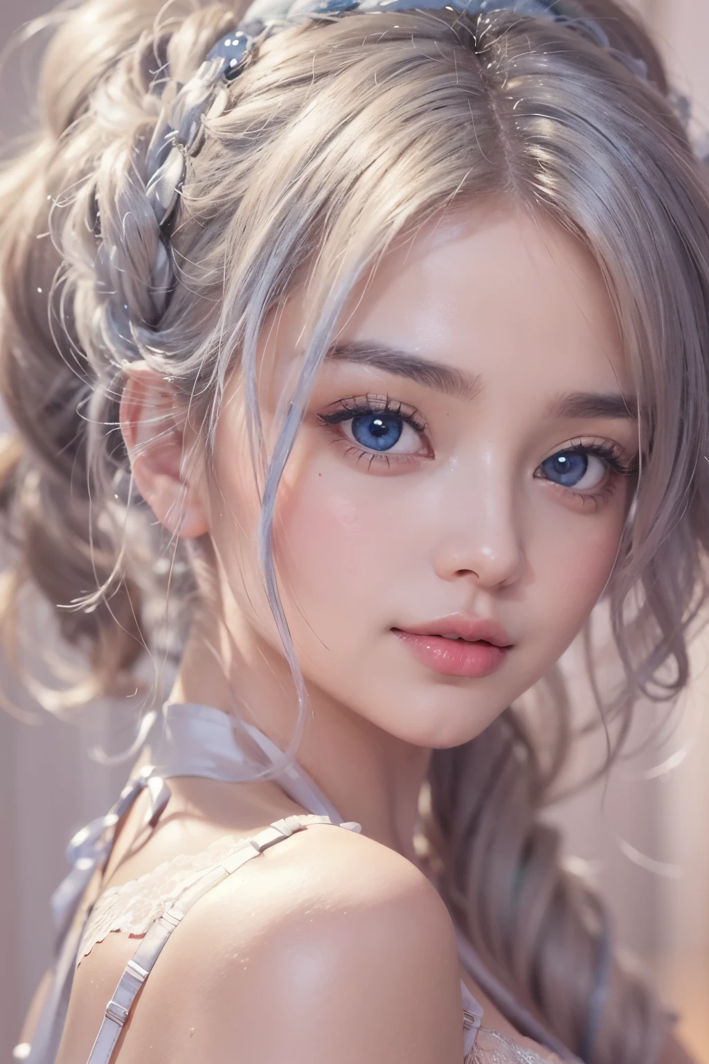 1woman, (Ultra realistic, high res), (highly detailed eyes, highly detailed hair, highly detailed face, highly detailed plump lips), (off shoulder with open breasts), breasts, upper body, caute smile, (best quality:1.4), Raw photo, (realistic, photo-realistic:1.37), professional photography, cinematic light, (fine face: 1.2),fashion model 20 years old, cute, [[[[pure eyes]]]], [[[[closeup]]]], [[[[chest]]]], [[[[neck]]]], [[[[shoulders]]]], perfect eyes, perfect iris, perfect lips, perfect teeth, perfect skin, soft front light, glow, HDR, (muted colors:1.2), Retrato da mulher、white skin、((cabelo Castanho ondas suaves)) Best Blanco Romantico、8k resolution、Frente Illuminada、アメリカの女の子のPortrait、solo、20-year-old、beautiful face、Upper body、medium side cut、beautiful black hair、beautiful little face woman, solo,　black theme,　look at the audience,one woman, It&#39;s real, Wolfsan-6500-V1.3, anime、animeスタイル、beautiful diamond eyes、20 year old american girl、braided hair、swimsuit、portrait beautiful detailed woman, very detailedな青い顔, Reality, beautiful narrow blue eyes, huge file size, Super detailed, High resolution, very detailed, highest quality, masterpiece, An illustration, very detailed, ticker, Unite, 8K painting wallpaper, fine, fine details, masterpiece, highest quality, Hvery detailed ticker uniform 8K wallpaper, face light movie lighting、cuteブラウス, dark background, oil, masterpiece, diffused soft film lighting, Portrait, highest quality (perfect face:1.4),stunning girl pictures,(8K and、photorealistic:1.25) 、(lip gloss、eyelashes、shiny face、shiny skin、highest quality、超High resolution、Depth of the bounds written、chromatic aberration、caustic road lighting、natural shading、sexy 1girl, Extremely cute, Amazing face and eyes, (Beautiful lovely smile), (extremely detailed beautiful face), bright and shiny lips, (cute bikini:1.3), (very elaborate lace bra:1.5), smooth skin, super beautiful, attractive, (Best Quality:1.4), (hyper quality), (Ultra-detailed), (hyper-realistic, Photorealsitic:1.37), Authentic skin texture, complex details, extremely detailed CG unified 8k wallpaper, RAW Photos, professional photograpy, Cinematic lighting, coast, sea, palm trees,masterpiece, best quality, high quality, High definition, High quality texture, High quality shadow, high detail, beautiful detailed, finely detailed, extremely detailed cg, detailed texture, a realistic representation of the face, realistic, colorful, delicate, Cinematic Light, sidelighting, Lens Flare, Ray tracing, sharp focus, (intrica