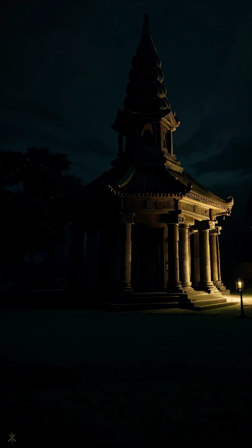One horrer temple with night vision and I've it's spooky vibes 