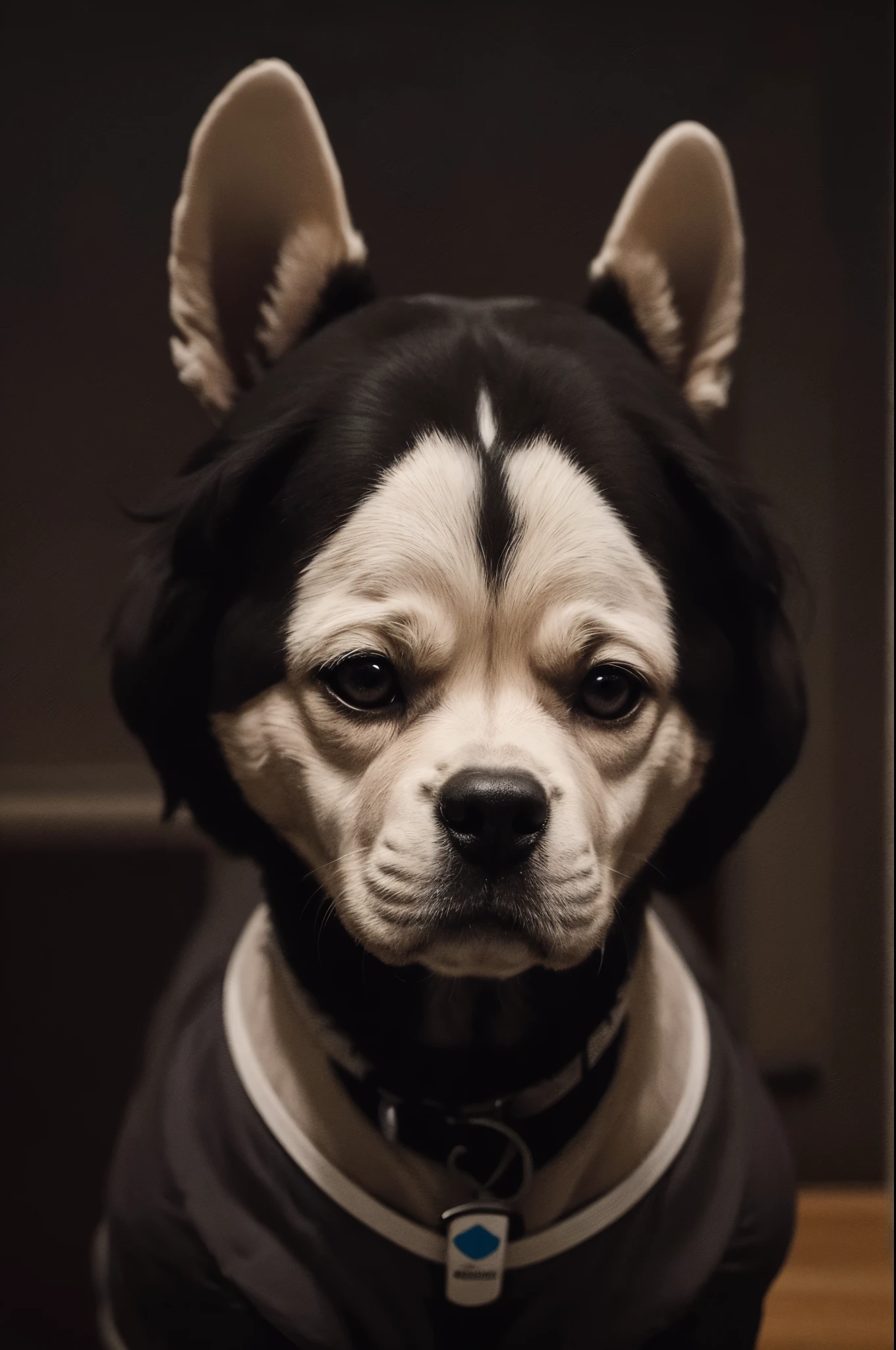 um cachorro espacial dentro de uma flor