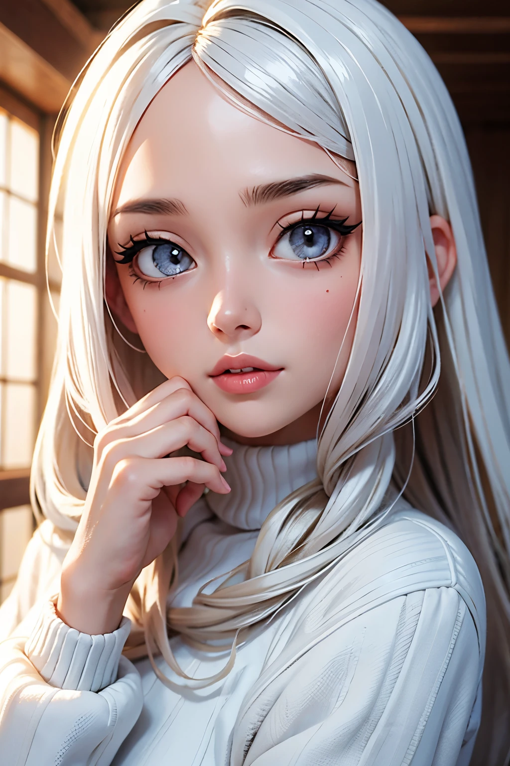 1 garota,face,fundo branco, sweater, modelo, cabelos loiros, olhos azuis