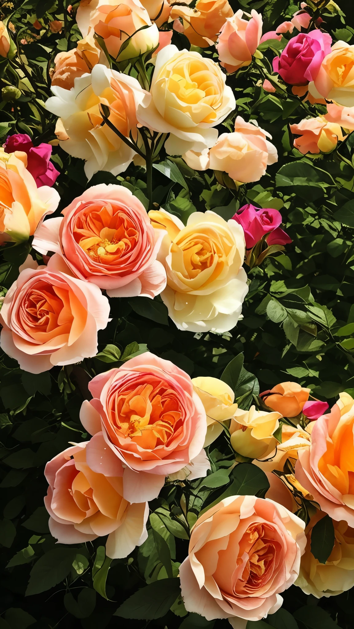 花园里有一大丛橙色的Rose, Rosa Bliss, Rose荆棘, 桃Rose花冠, Rose少女, 機械桃Rose王冠, Rose, Rose garden, beautiful aesthetic, orange blooming garden, incredibly beautiful, Rose缠绕, Just beautiful, Rose花結, pink orange flowers, Astonishingly beautiful, nice images, peachy shades