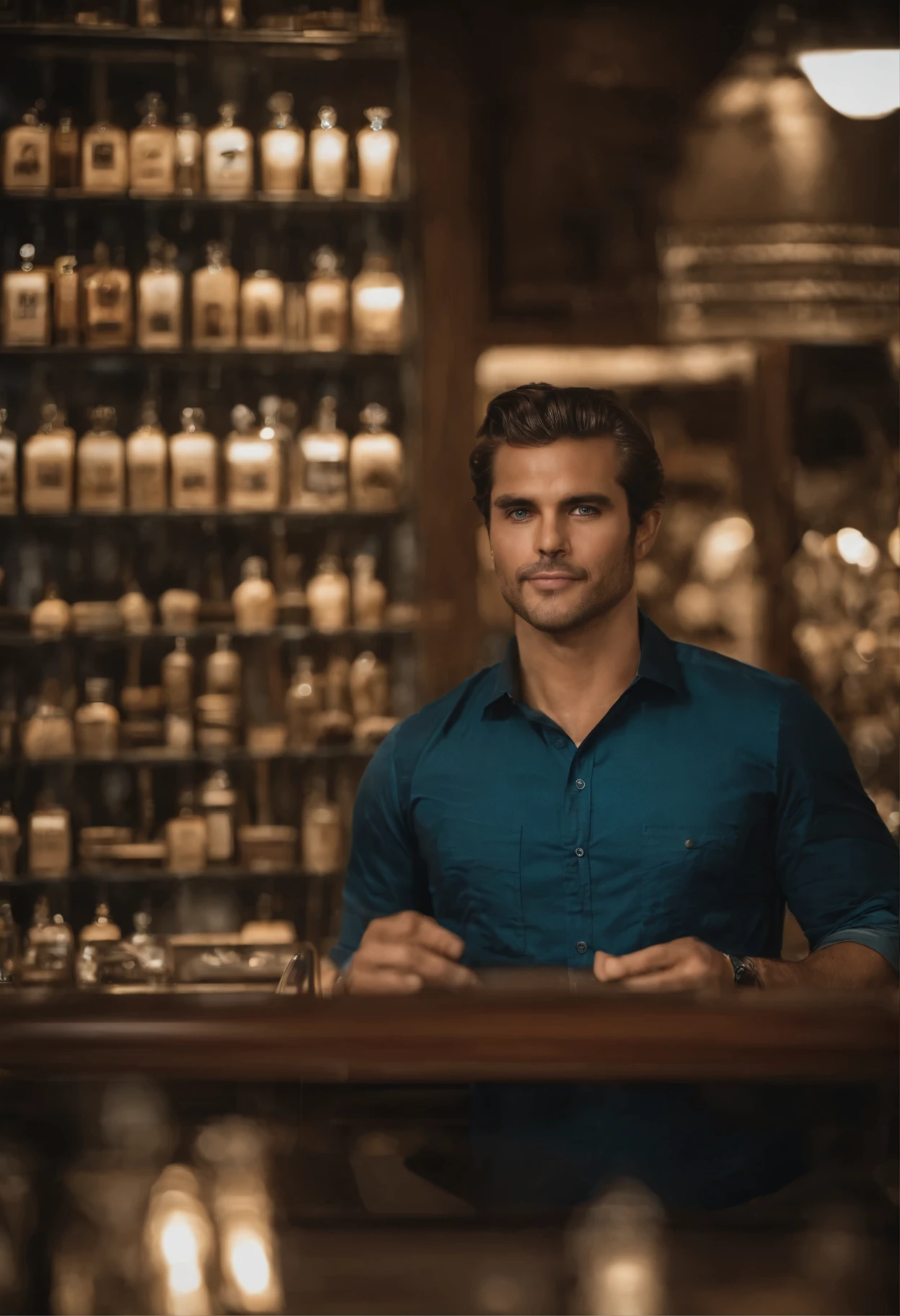 La imagen es del personaje posando con unos relojes caros en una tienda de relojes de lujo en Miami..,original,25 years, tiene los lados afeitados pero el pelo rizado en la parte superior. vive en miami. Drive a farm wagon, , male