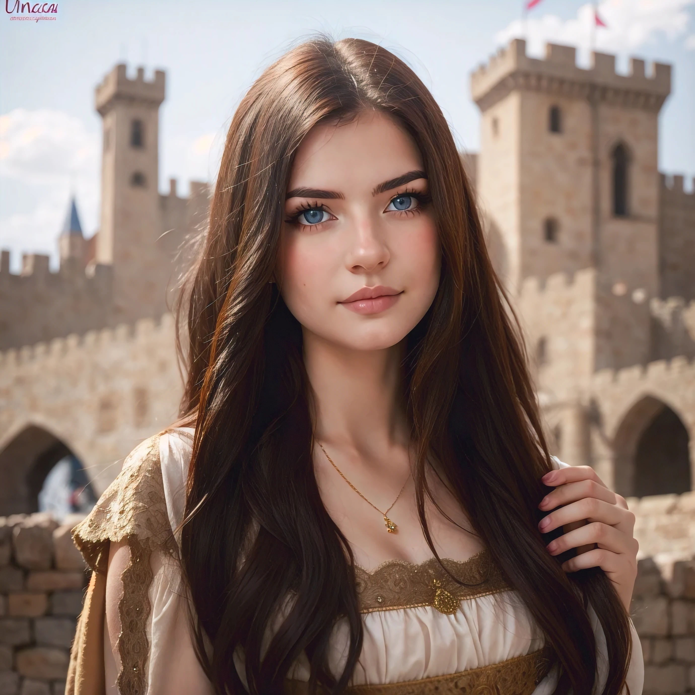 Arafed woman with long brown hair and blue eyes wearing a medieval dress..., estilo medieval, Pale Skin Persian Girl, anna nikonova aka new milkmaid, foto de una mujer hermosa, chica ucraniana, princesa medieval, Hermoso retrato image, mujer hermosa, very Hermoso retrato, hermosa chica modelo, muchacha atractiva, Hermoso retrato, hermosa mujer hermosa, hermosa joven