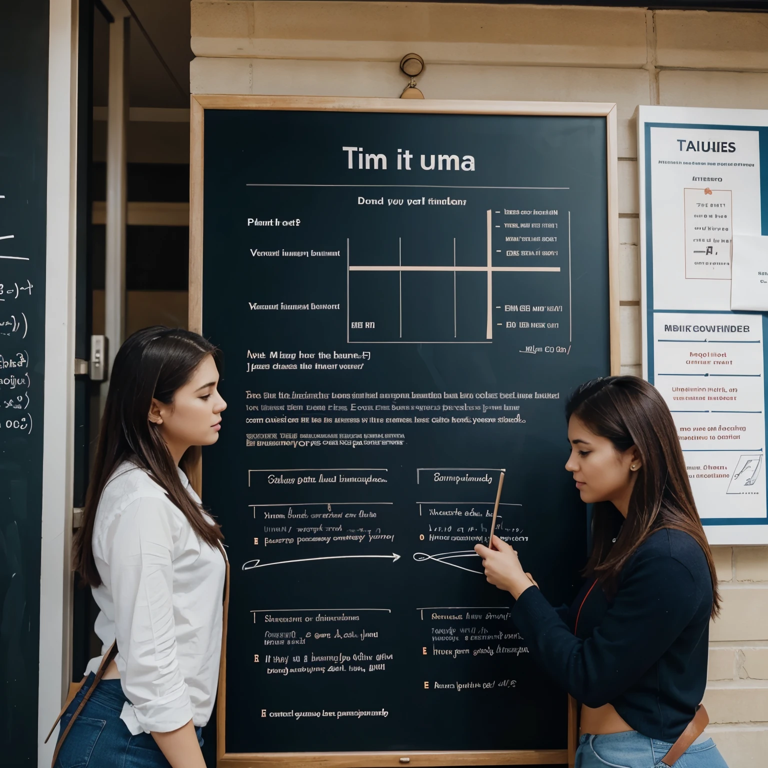 Understanding Dates and Times Functions in Data" two page poster making 
