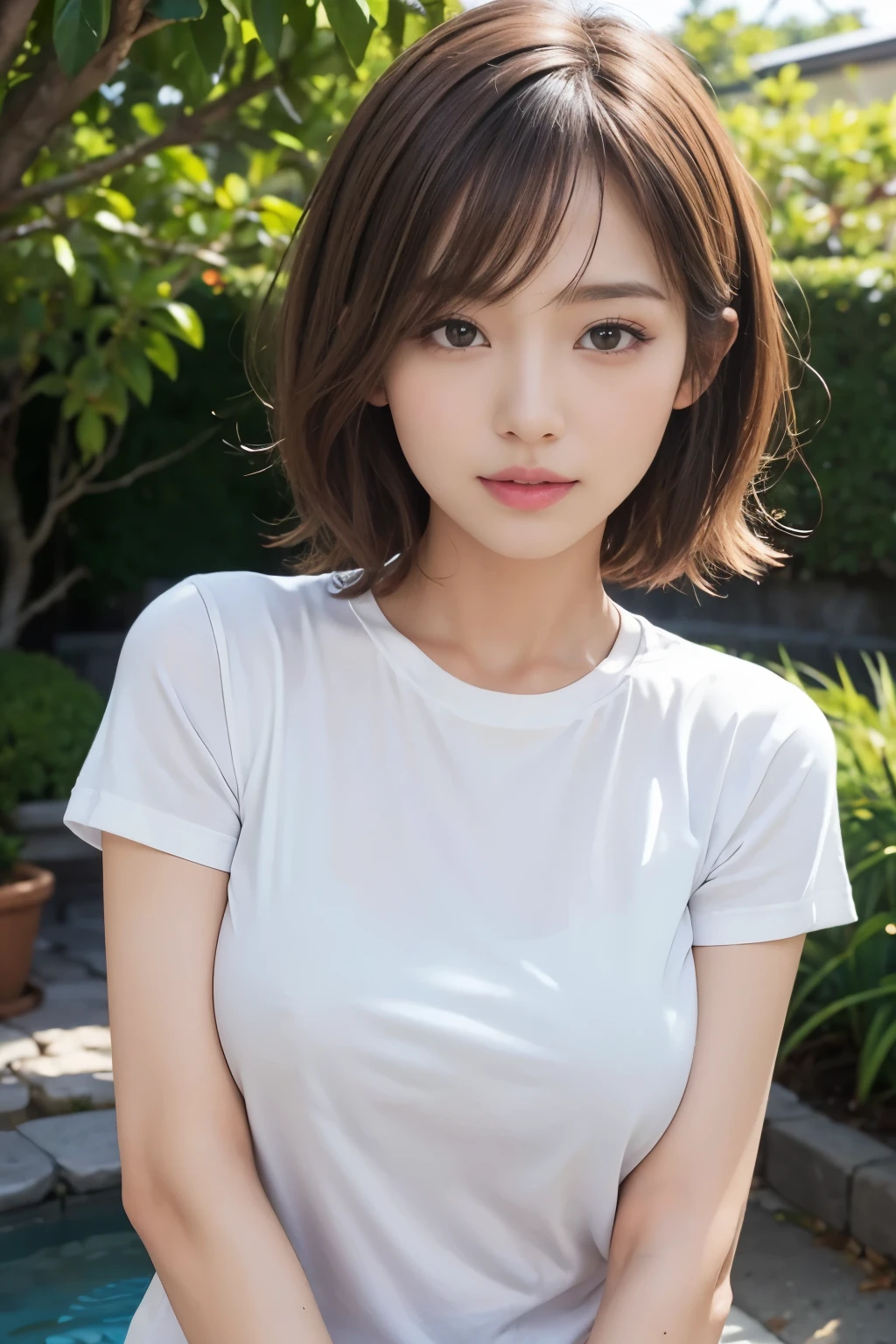 white t-shirt