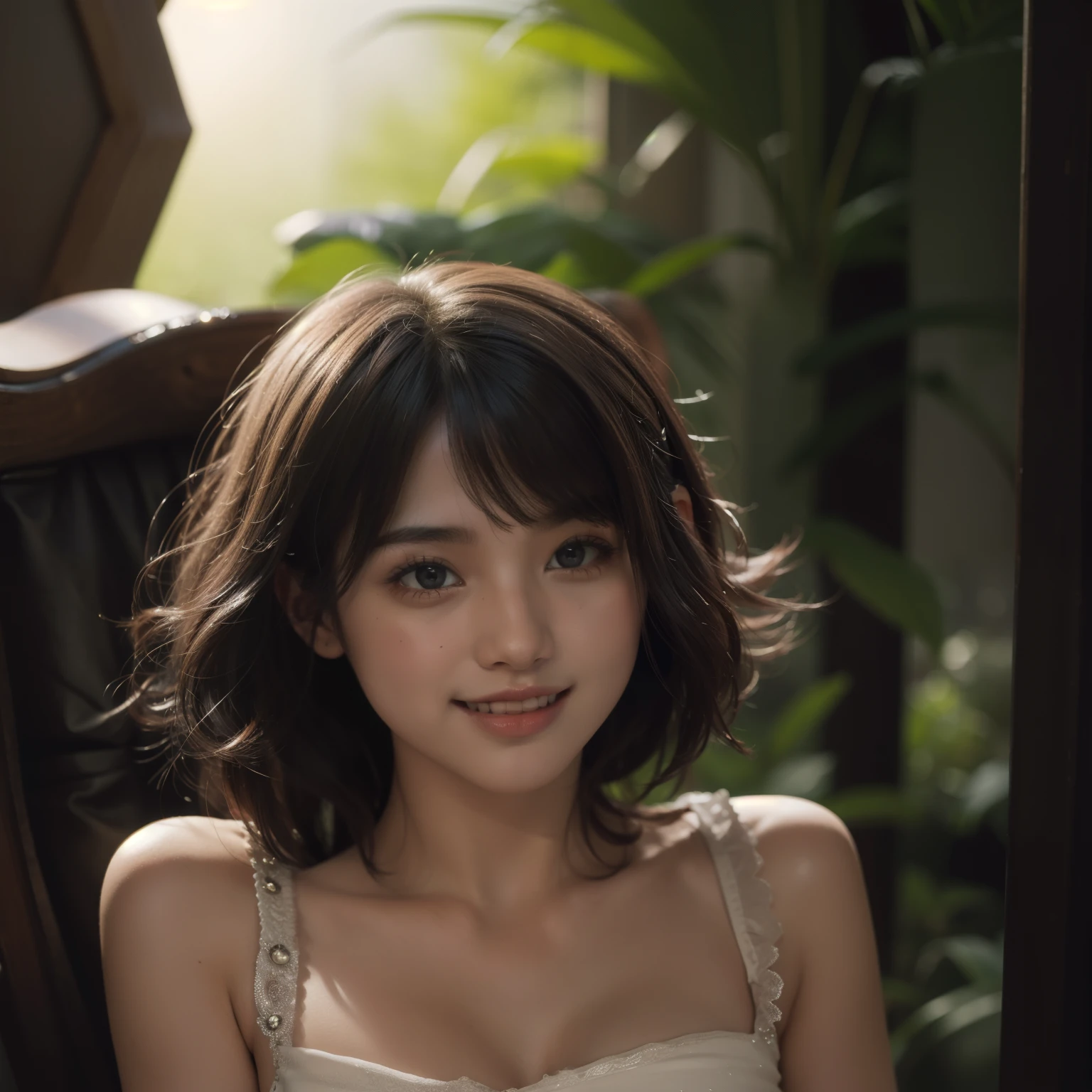 medium shot, medium shot, Depth of the bounds written, cinematic angle, masterpiece, highest quality, Super detailed, cg, 8k wallpaper, cute face, delicate eyes, maiden, alone, sexy