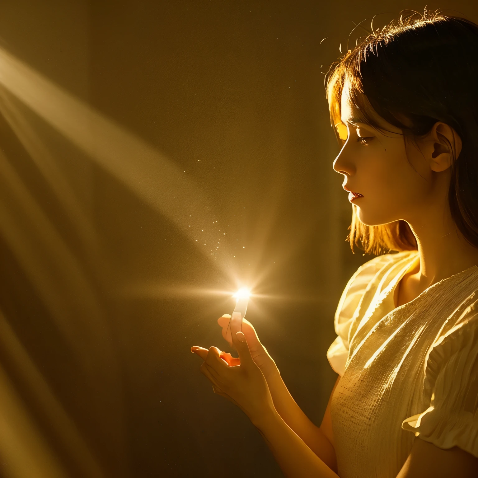 God　sacred　tinged with light　