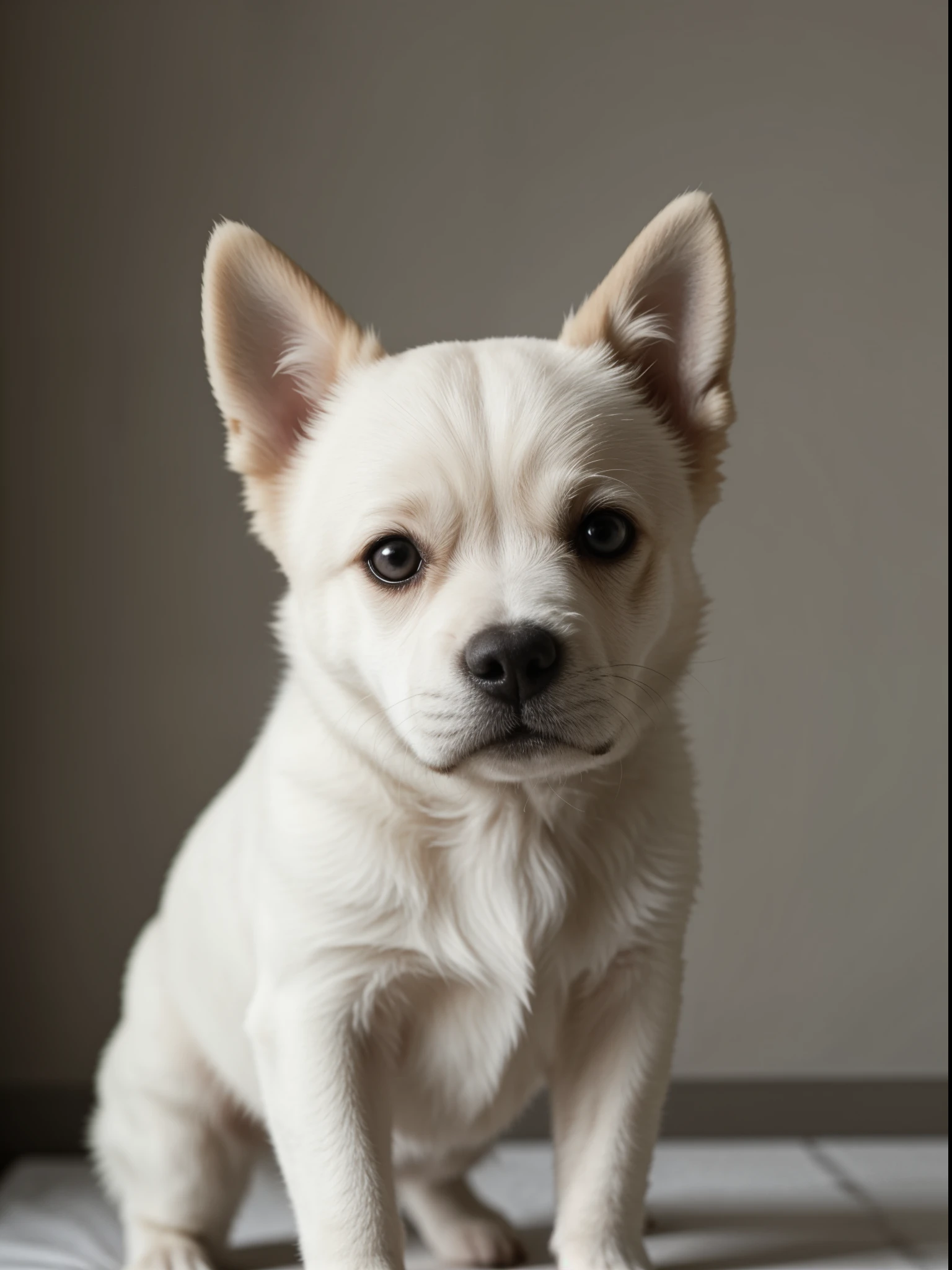 Fondo blanco,cachorro,