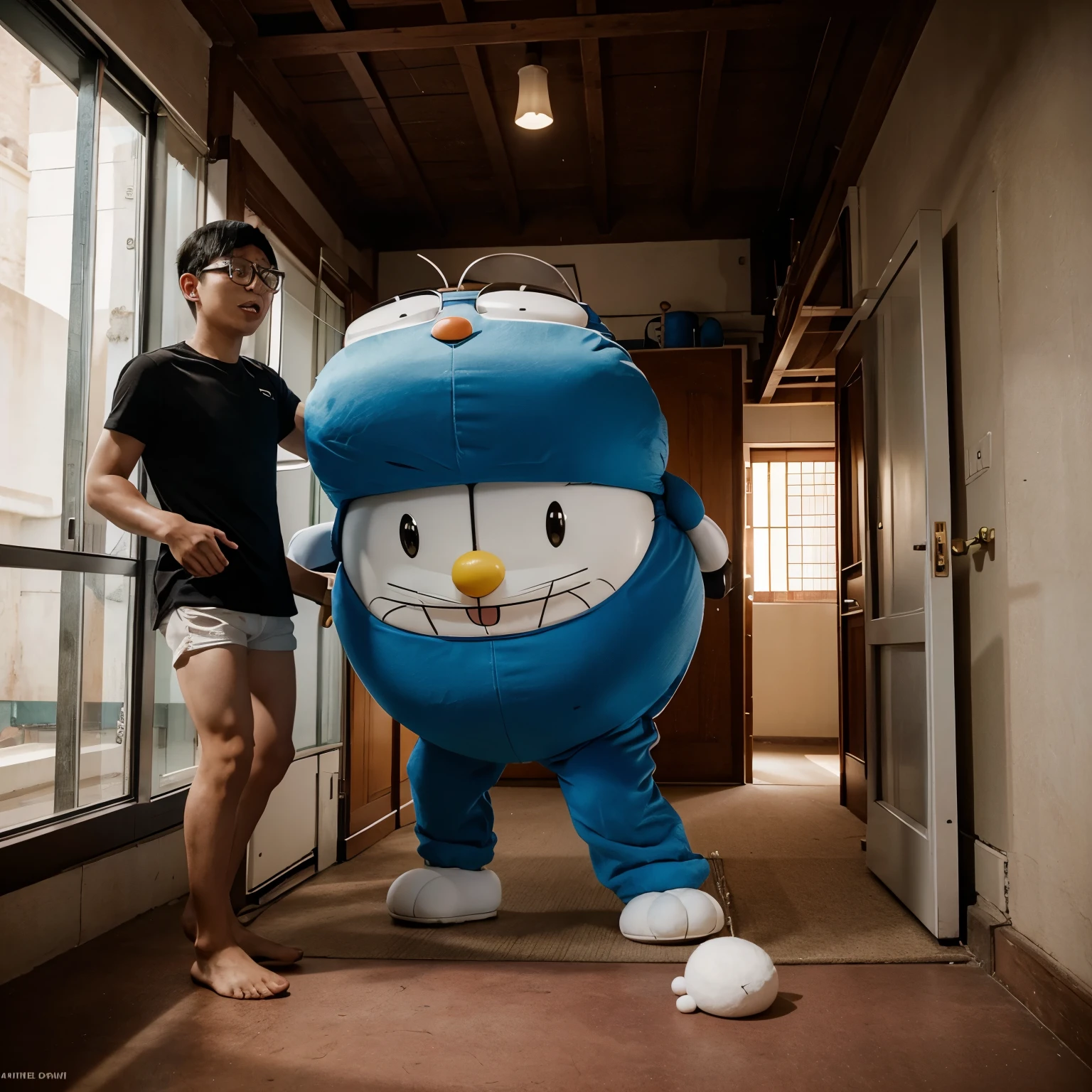 Doraemon and nobita fight sean