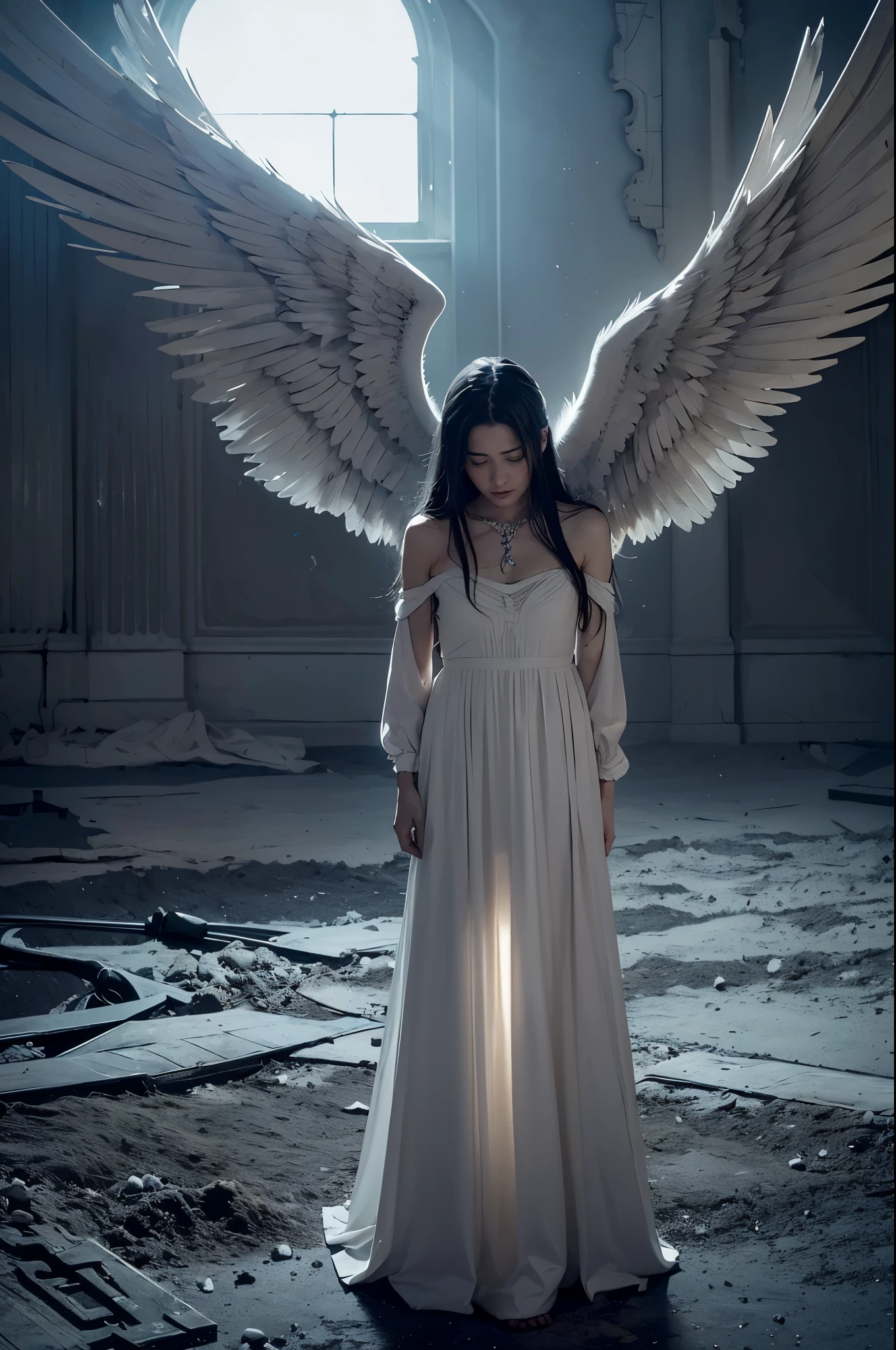 I can'Don't give up when the angel breaks his wings and falls, I can'Don't give in when all is lost,my'I'll take you with me at dawn,We will live forever The gray sky will drive away the light I won'No more fighting now only darkness will divide forever I will stand up I will end this