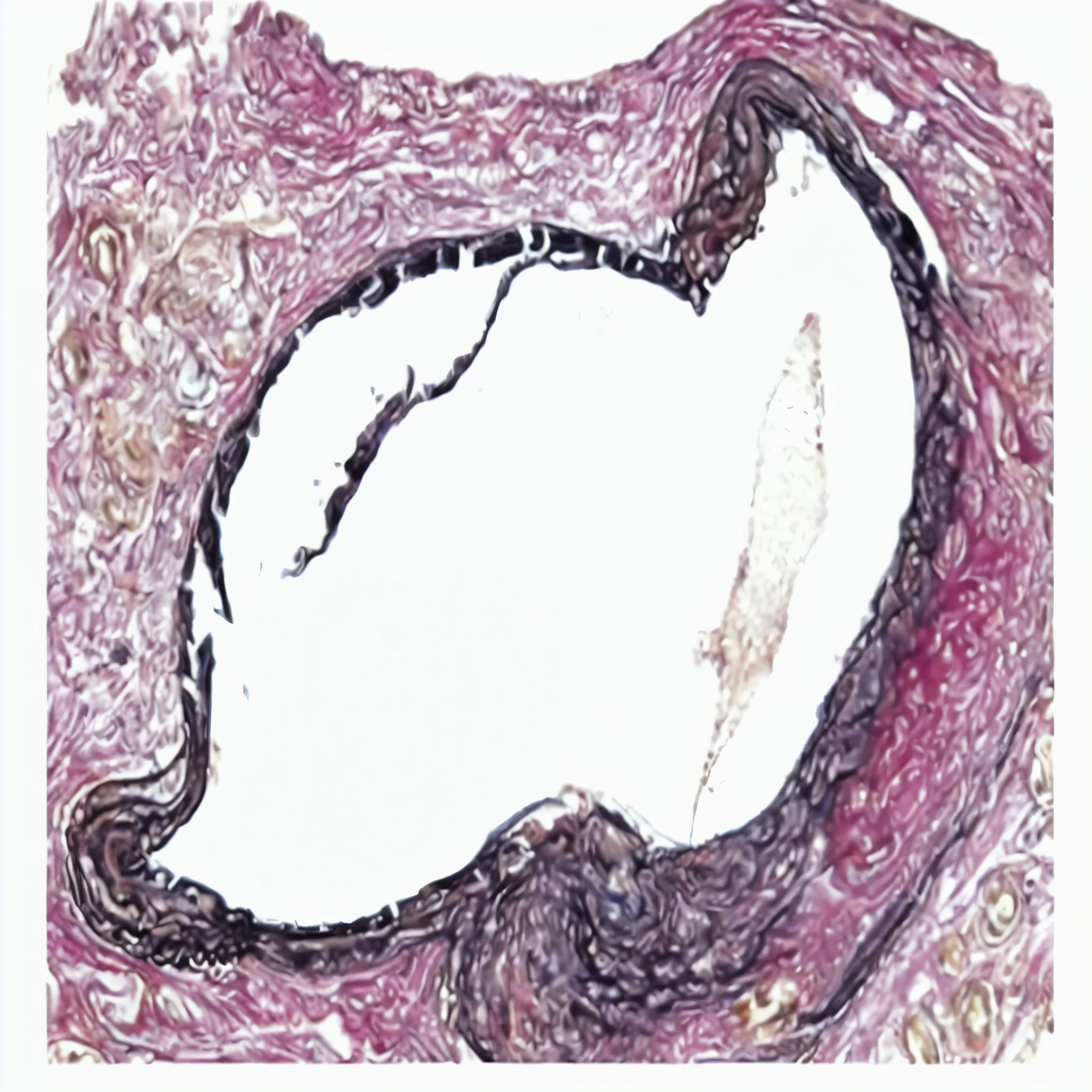 Close-up of a tissue,There is a cat on it, Histological, 主arteries, epicanthic fold, arteries, 以arteries为根, kidney, capillaries, muscular, muscle tissue, Detailed and complex images, detailed picture, High detail photos, esophagus, Cerebellar foot, sports