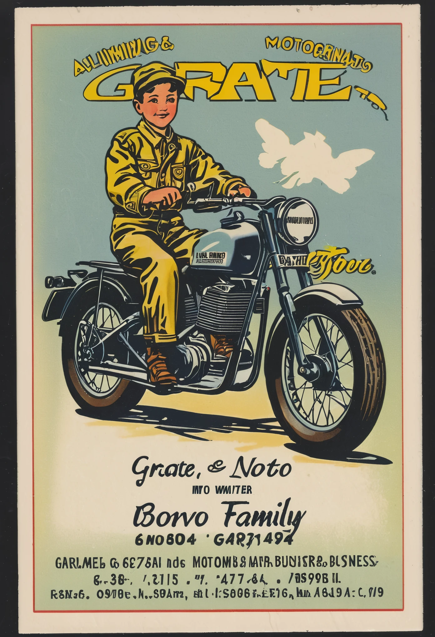Image for Garate Moto-boy Family business card