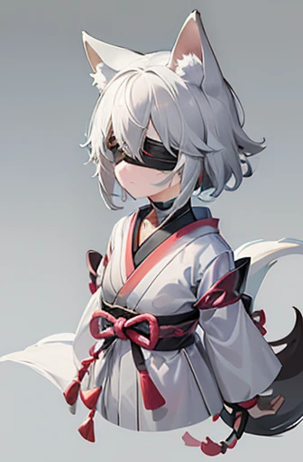 ((Animals,White Yokai,Illustration)), (Blindfold,Sad Face,Fox Head,Wolf Torso,Owl Wings,Tail Snake,Quadruped), Standing Portrait
((Animals,white monster, An illustration, )),(blindfold, Sad face, fox head, wolf carcass, owl back wing, tail snake, four legs),Standing picture