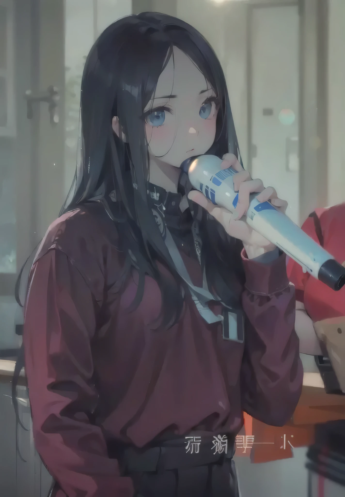 (original photo, best quality), (actual, photo-actual:1.3),best quality,Very detailed,masterpiece,super detailed,illustration,1 girl,Predominant_Body,Dynamic angle,world masterpiece theater,messy_long_hair,best quality,Extremely detailed CG unified 8K wallpaper,ink,amazing,Light,lens_flare,